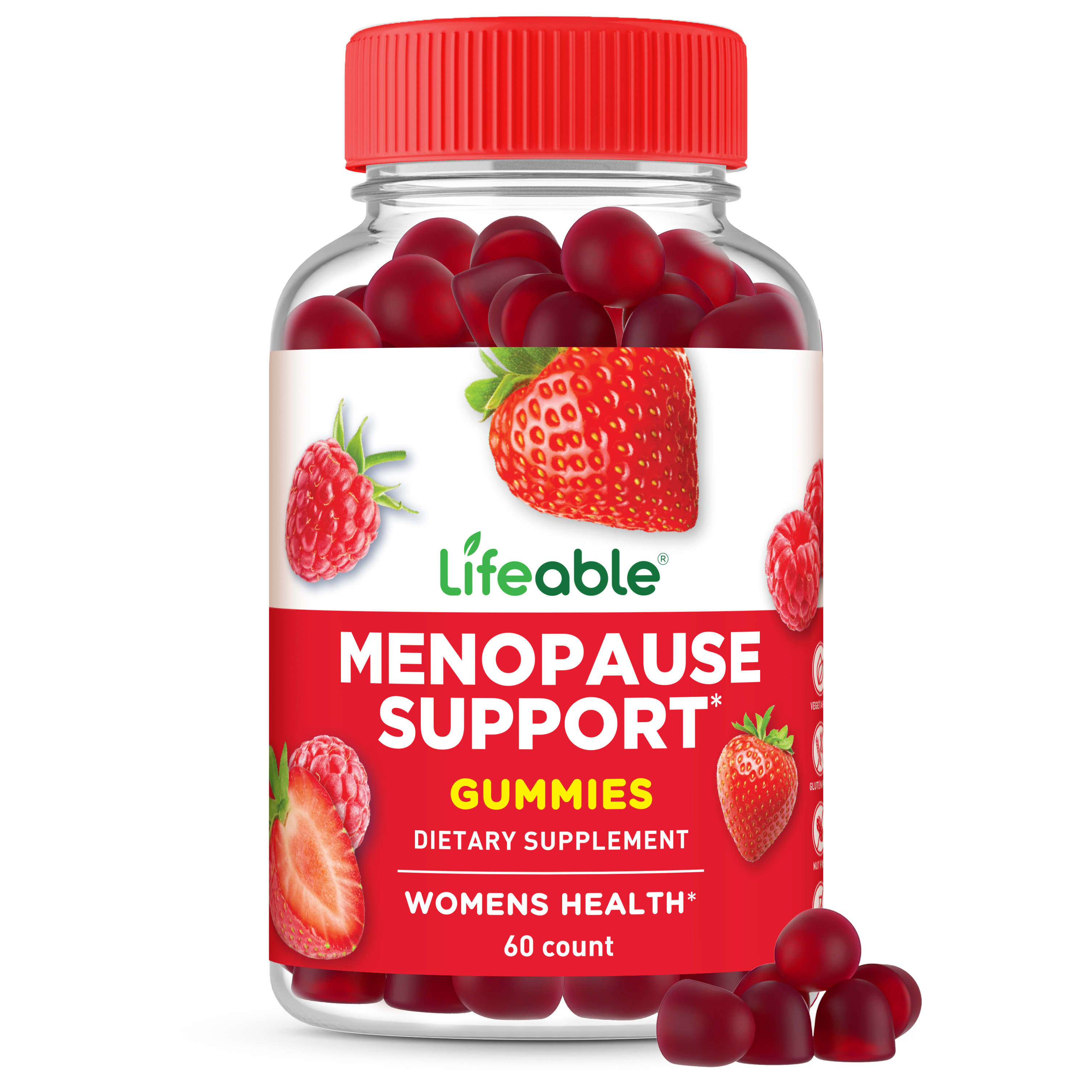 Lifeable Menopause Relief Gummies for Women, 60 ct