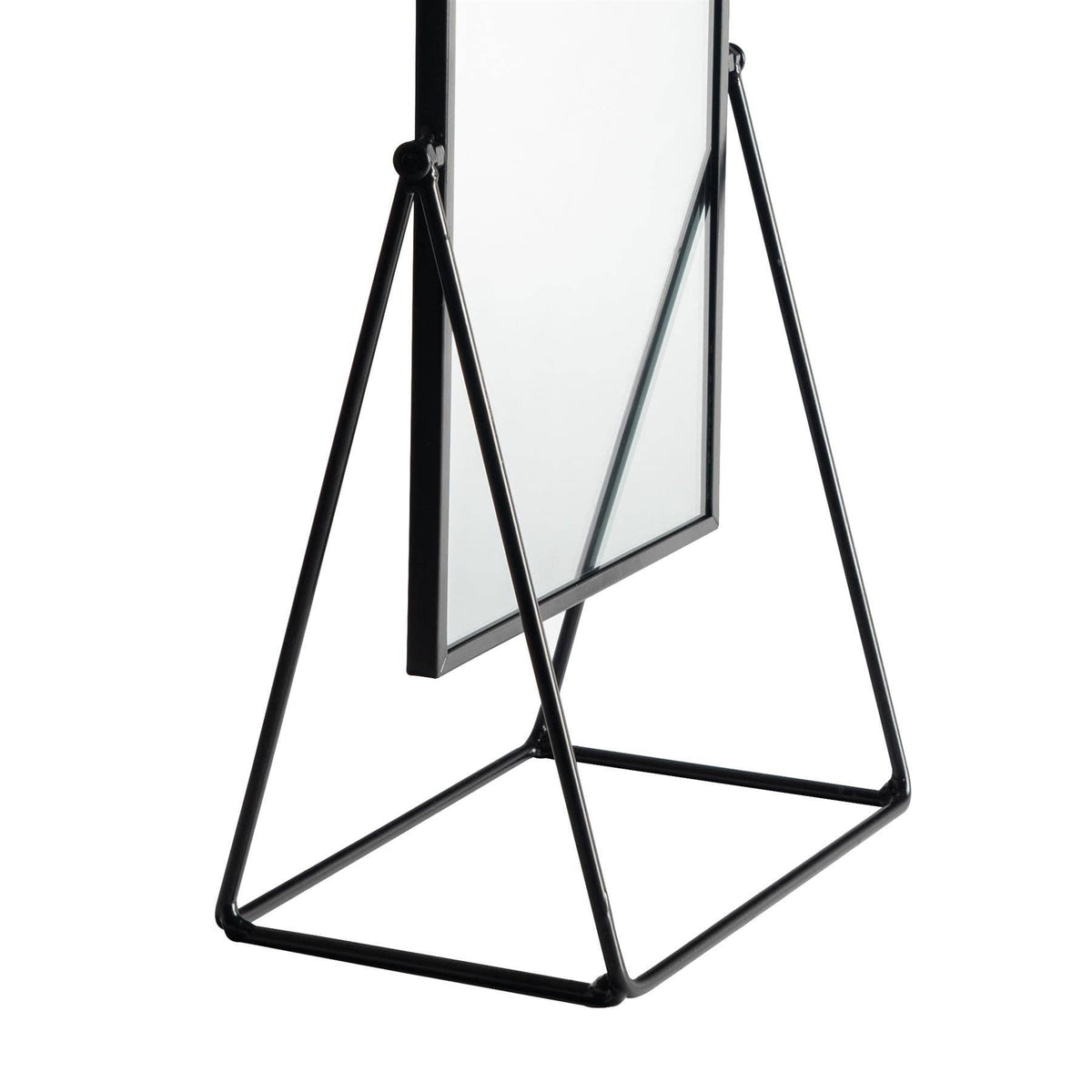 Harbour Housewares Dressing Table Mirror - 22cm - Black