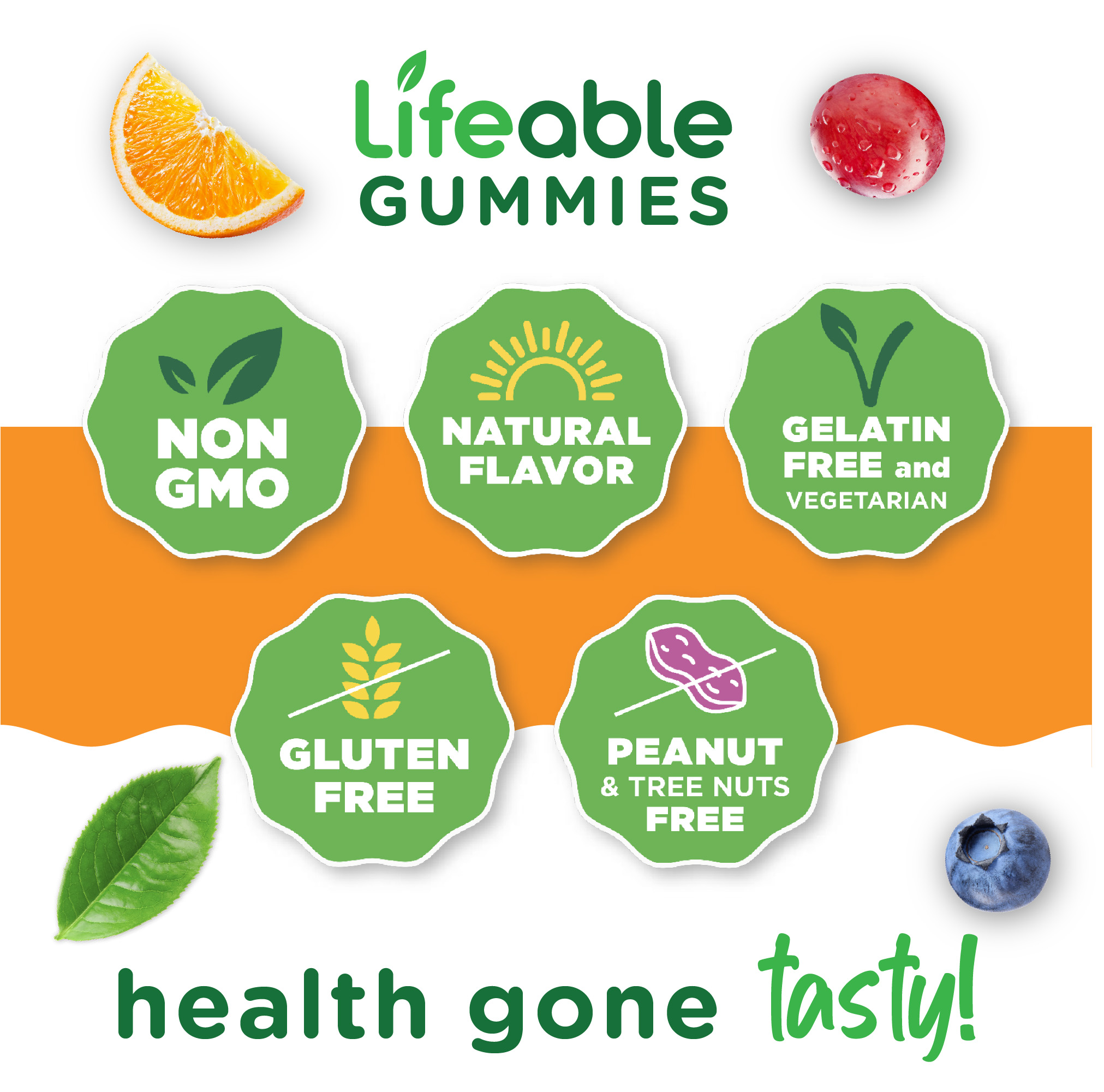 Lifeable - Cranberry Gummies for Women, 60 ct
