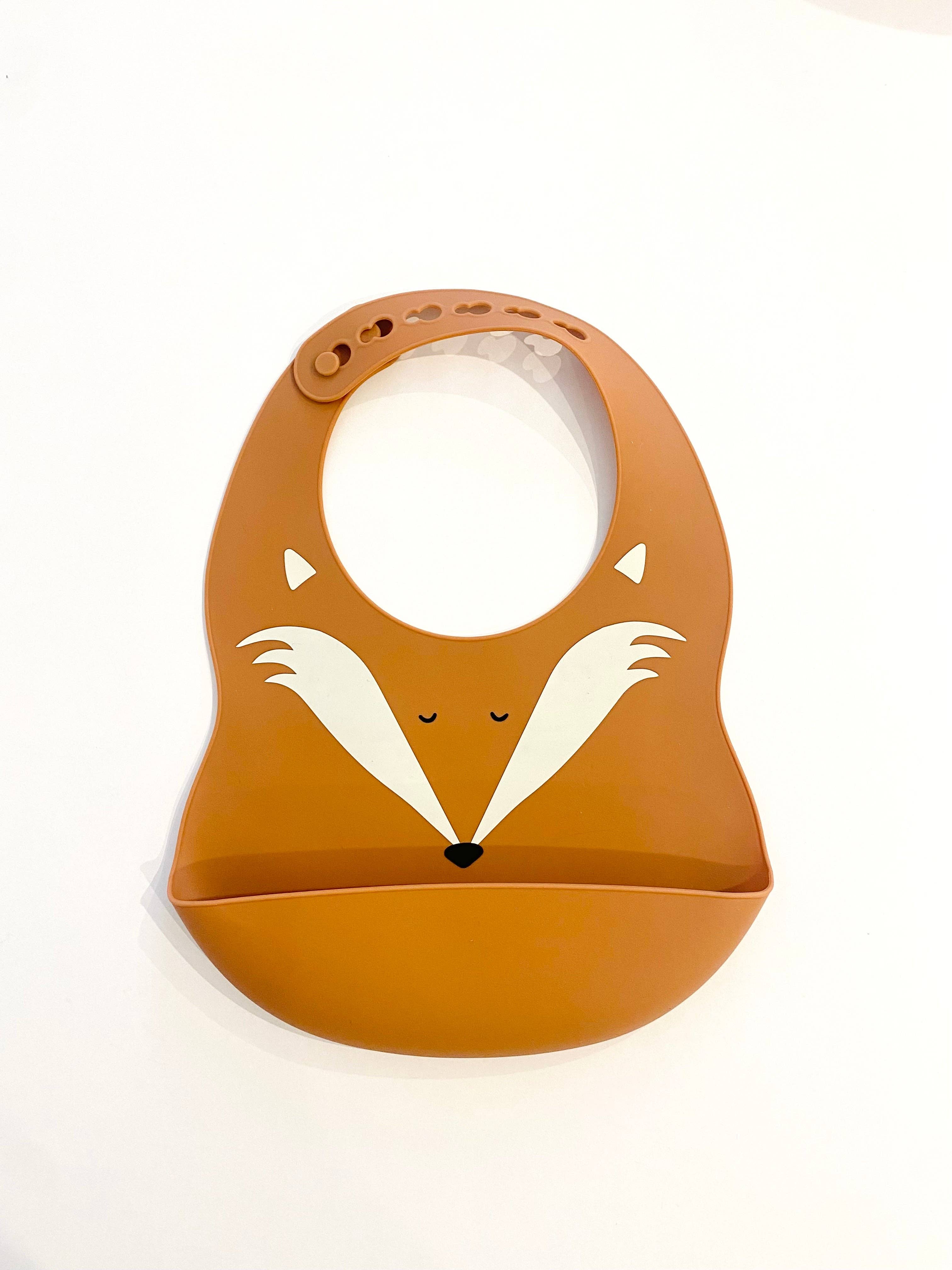 Animal bib: Rabbit - Candy pink