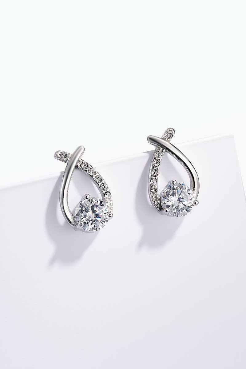 Stainless steel earrings: Gold
