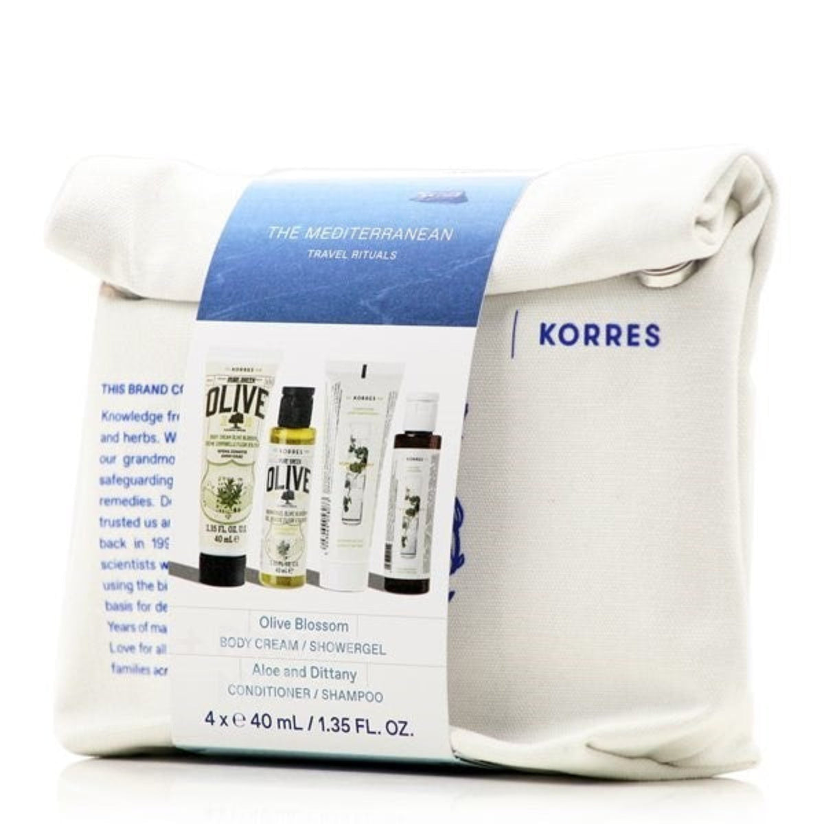 KORRES Mediterranean Travel Rituals Body + Hair Care Set 4x40ml