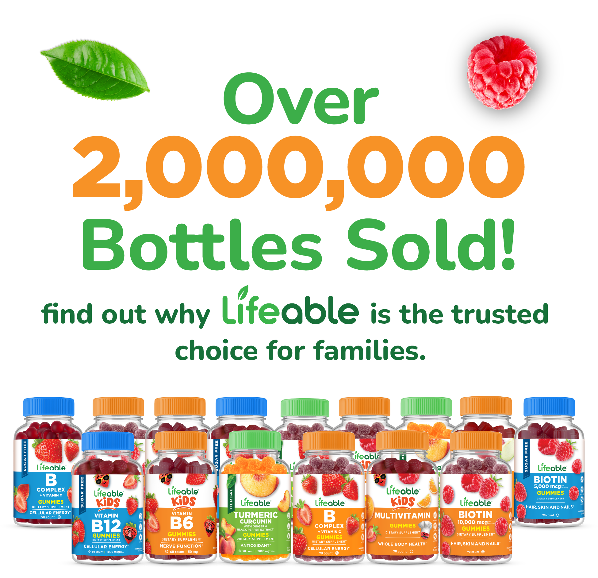 Lifeable Stress Aid Gummies for Teens, 90 ct