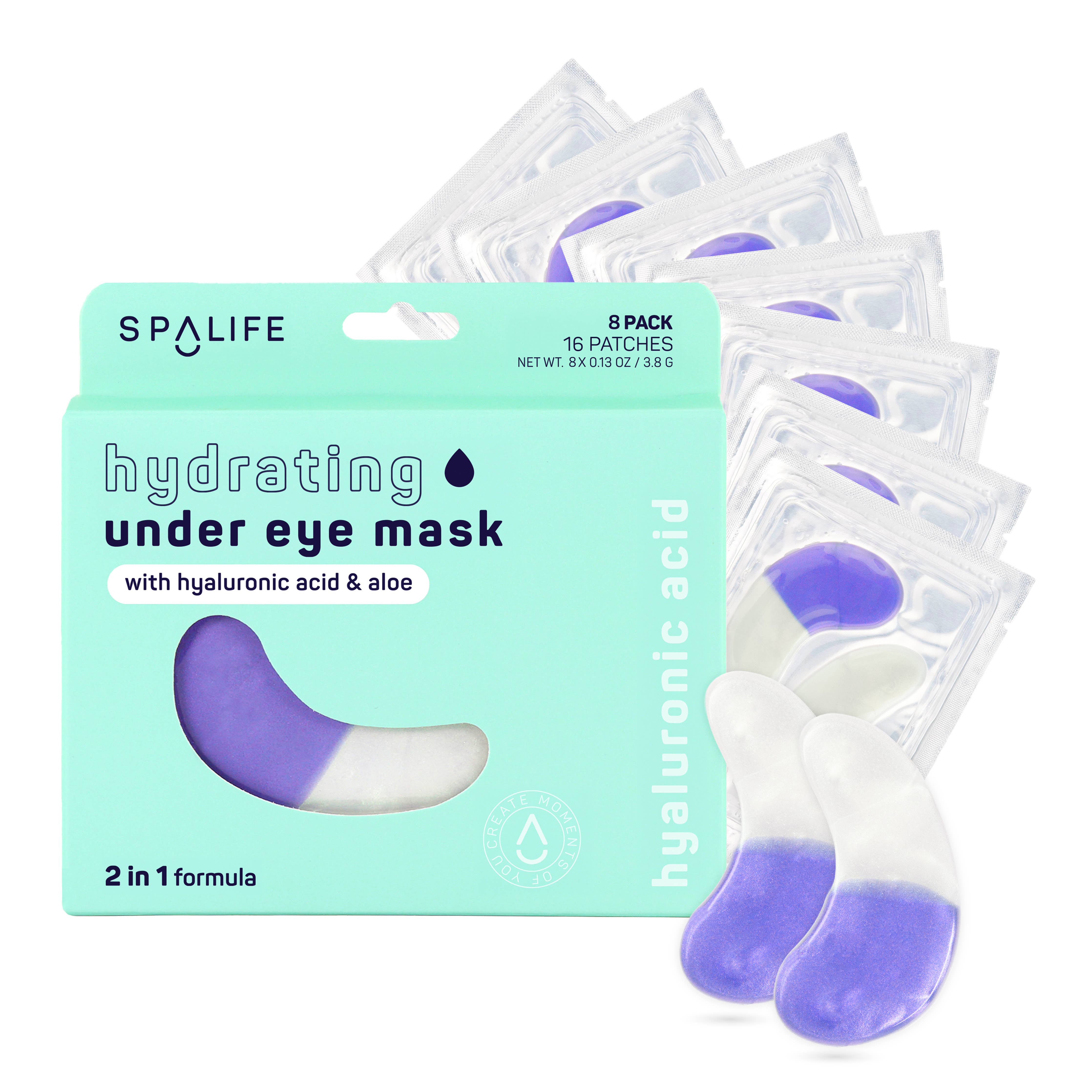 Hydrating Eye Patches | Hyaluronic Acid & Aloe | 8 Pack