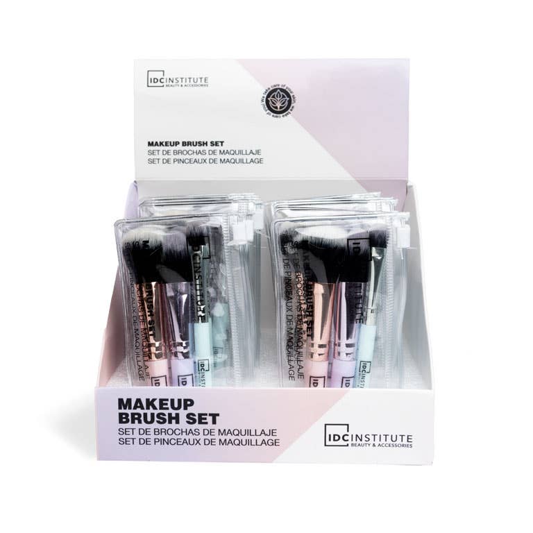 IDC INSTITUTE MAKEUP BRUSH SET 3PCS