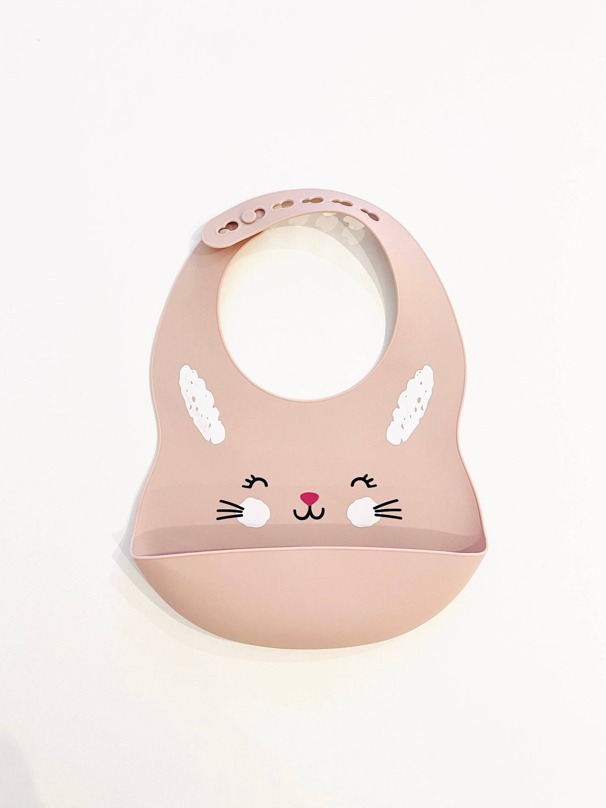 Animal bib: Bear - Beige