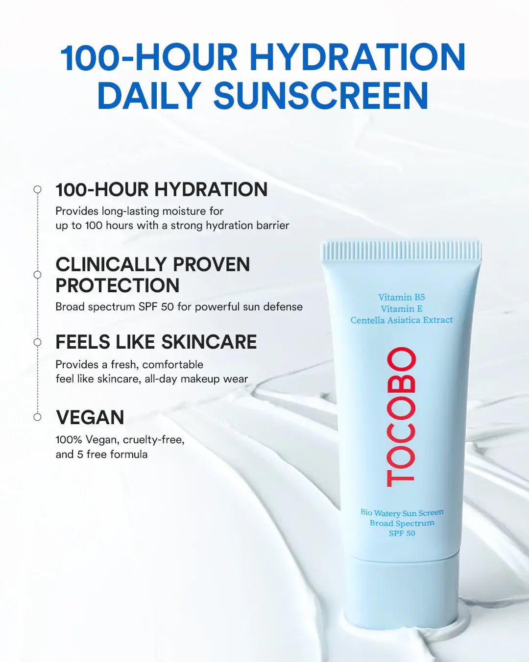 TOCOBO Bio Watery Sun Cream SPF50+ PA++++ 50ml