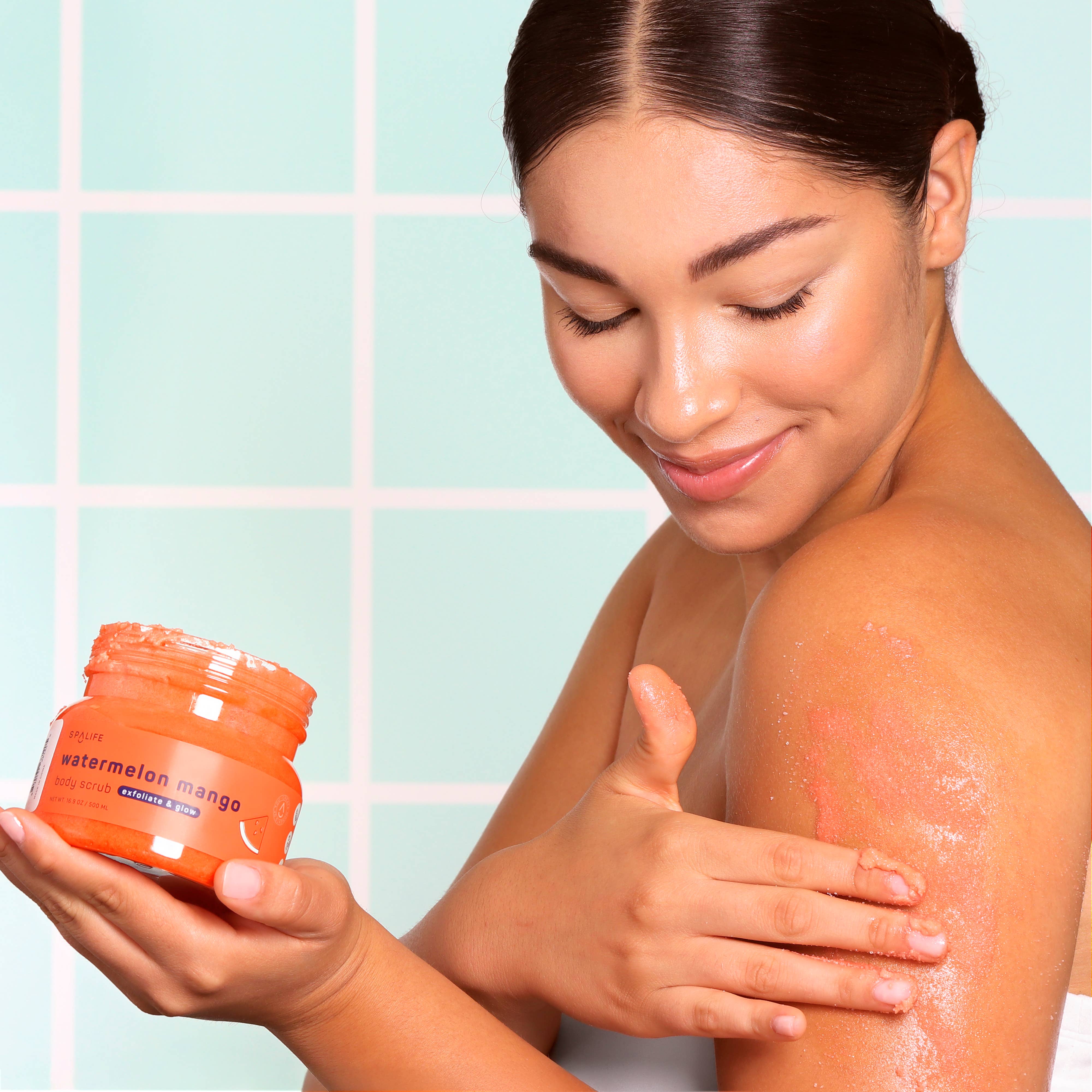Watermelon Mango Exfoliating Body Scrub | Summer Self-Care