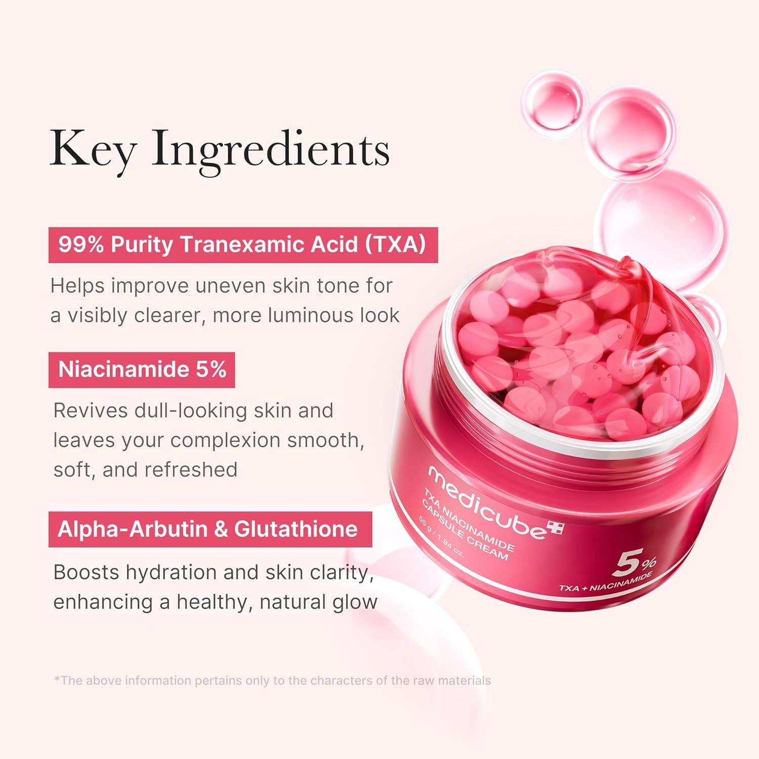 Medicube TXA Niacinamide Capsule Cream – 55g