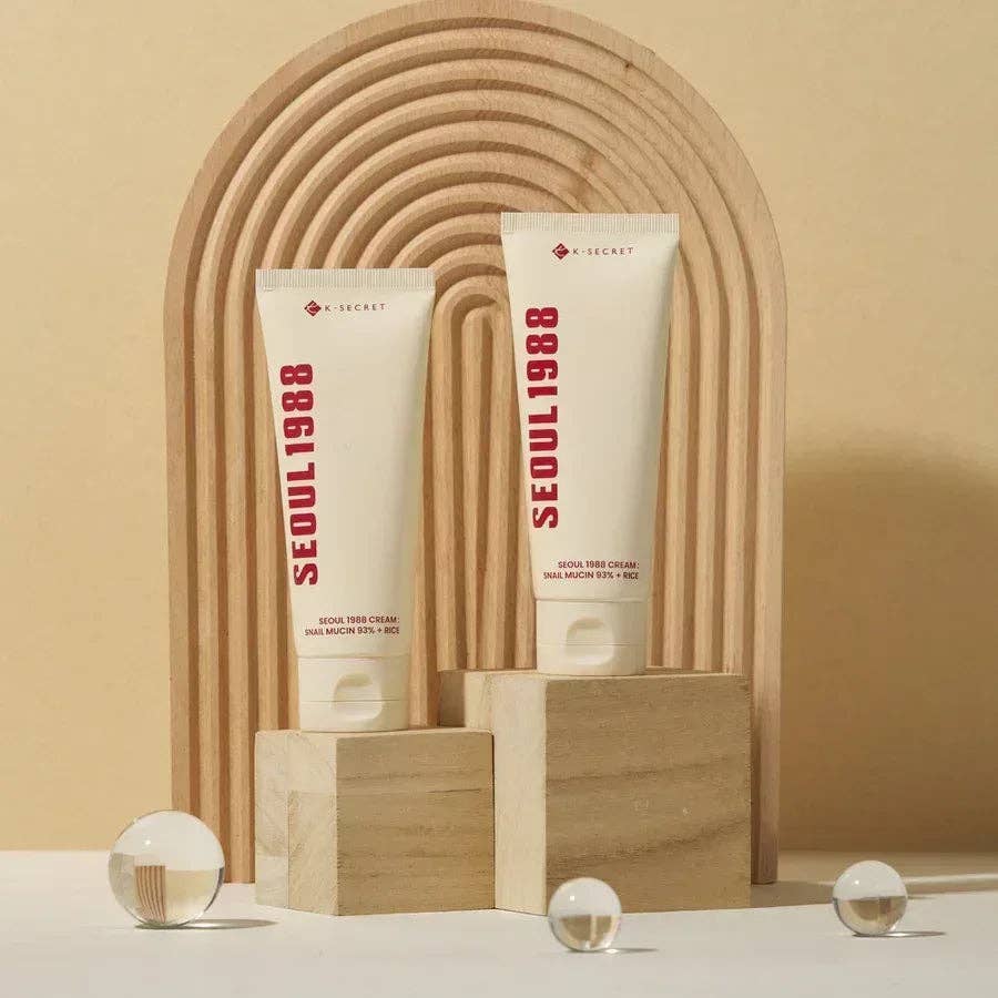 K-SECRET - SEOUL 1988 Cream: Snail Mucin 93% + Rice