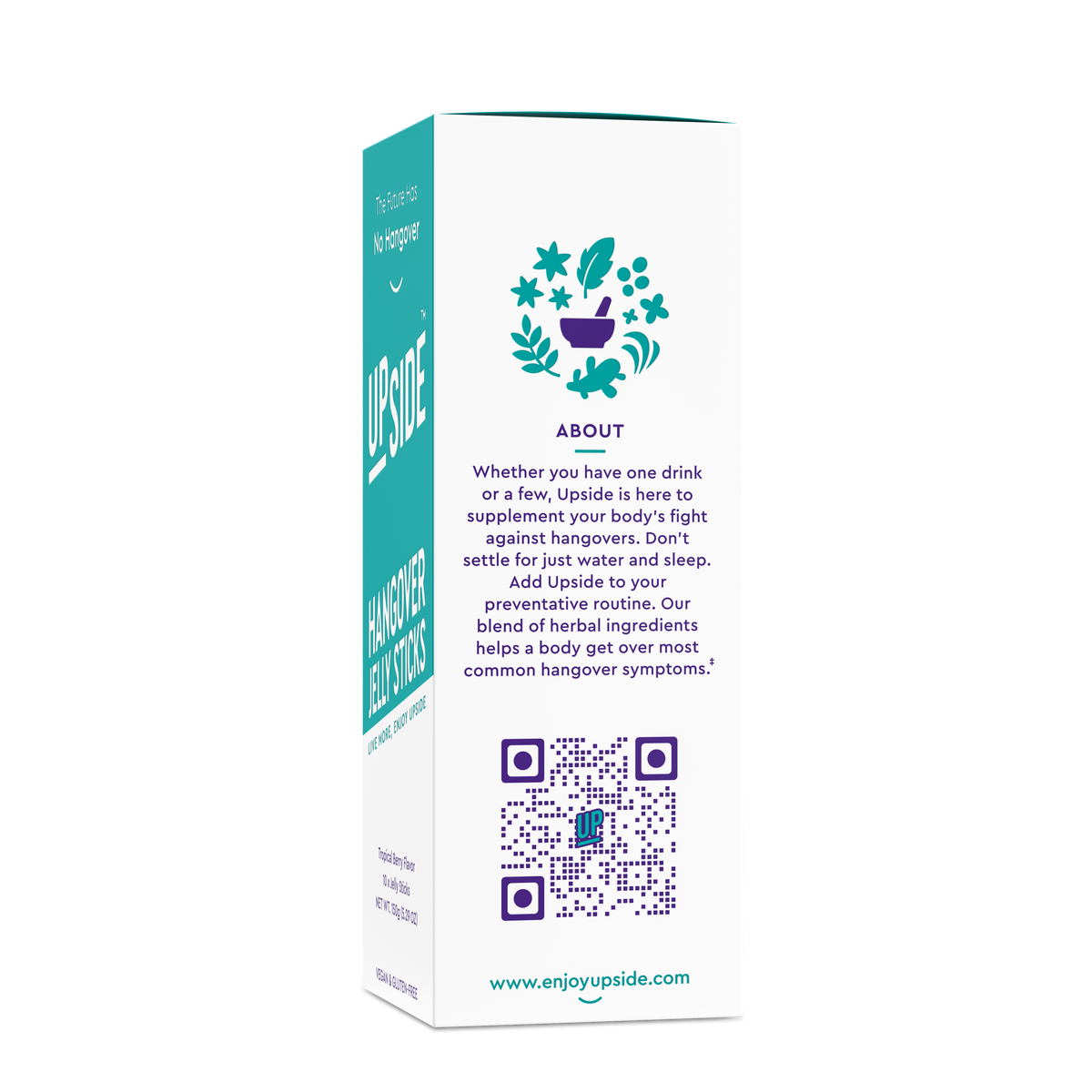 UPSIDE Before Drinking Hangover Sticks - Box Set (10-Pack)