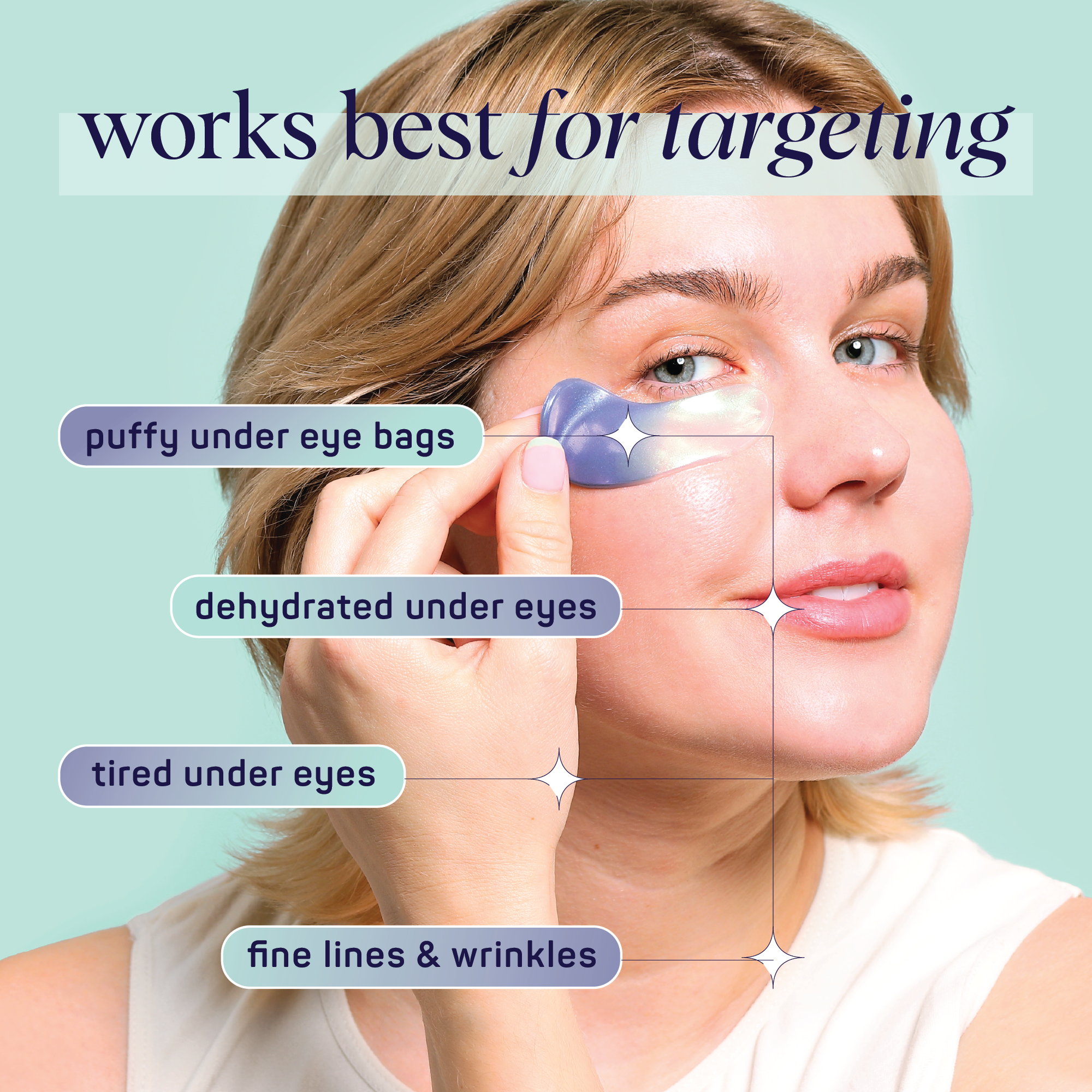 Hydrating Eye Patches | Hyaluronic Acid & Aloe | 8 Pack