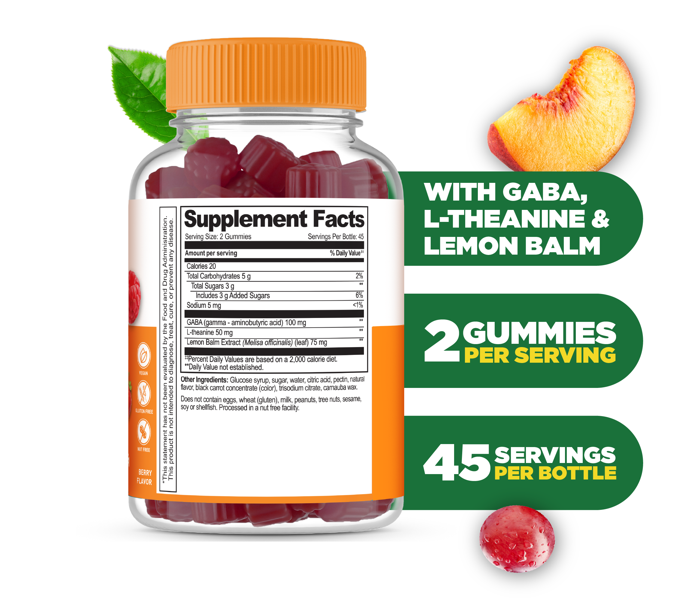 Lifeable - Stress Aid Gummies, 90 ct