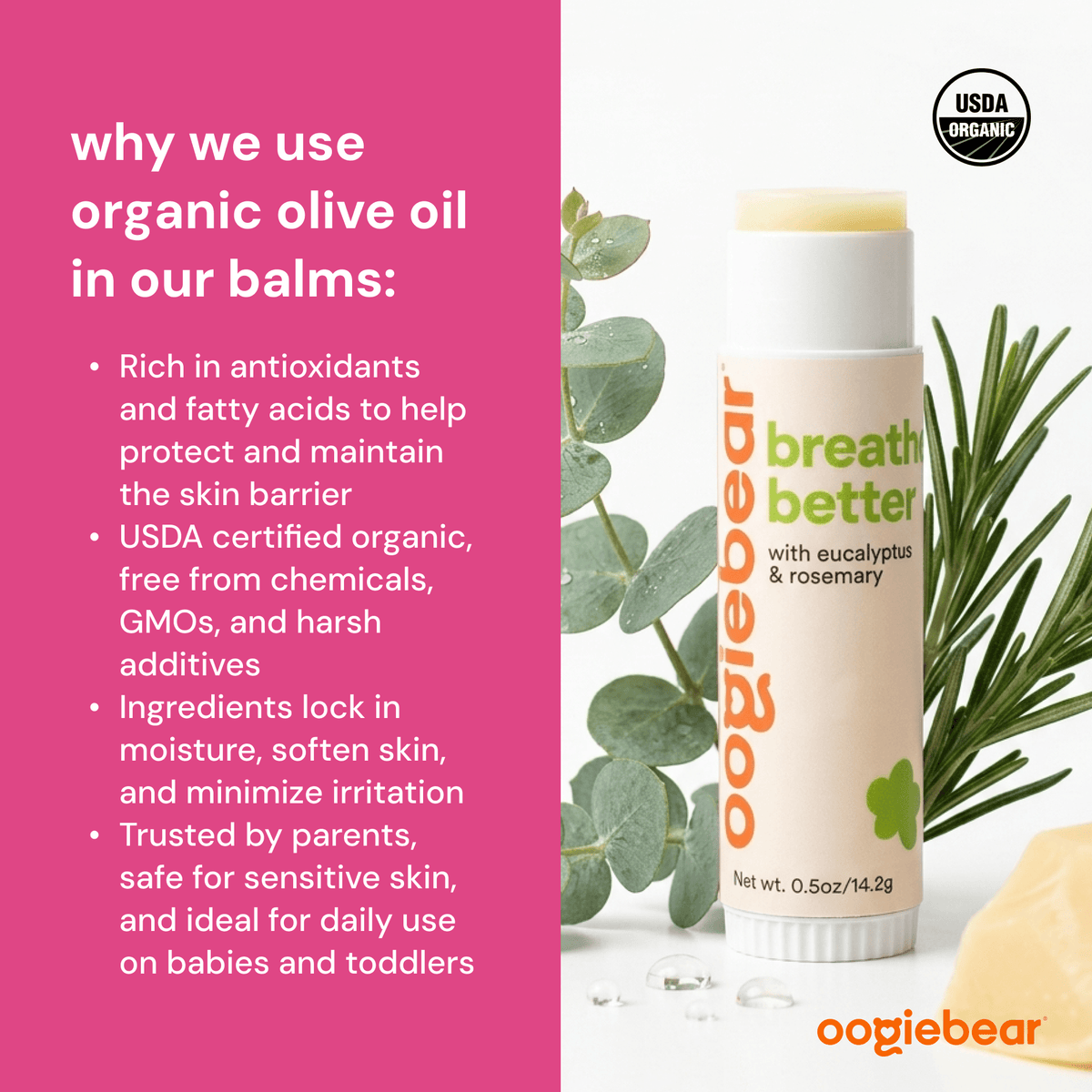 Oogiebear organic breathing rub