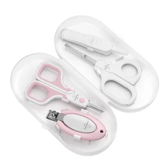 Nail Care Kit (1 Clipper, 2 Scissors, 1 Tweezer): Blue