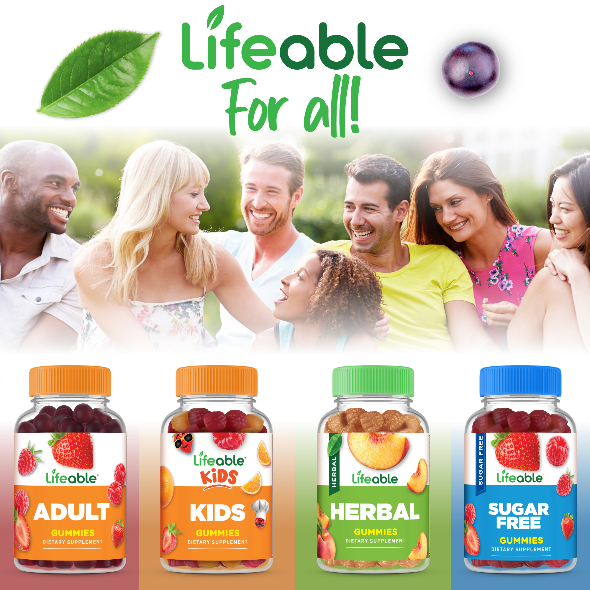 Lifeable Menopause Relief Gummies for Women, 60 ct