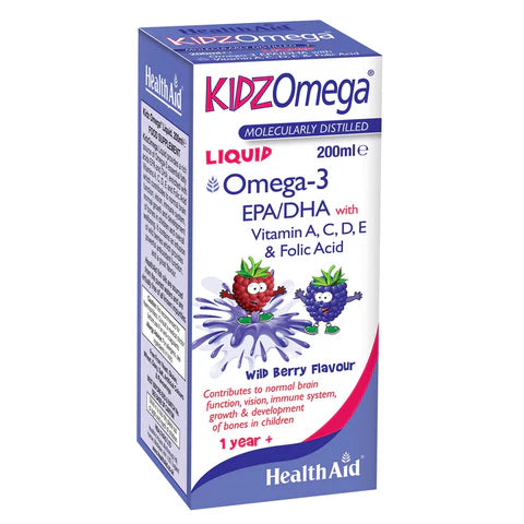 HealthAid KidzOmega Liquid - Omega-3 support for children&