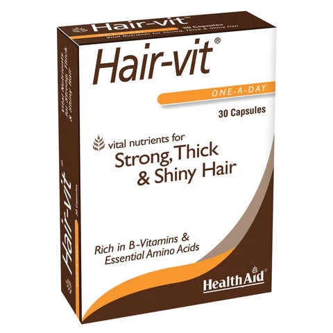HealthAid Hair-vit® Capsules - Nutrient support for healthy hair.