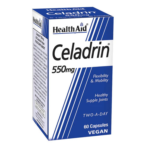 HealthAid Celadrin 550mg Capsules - Enhancing joint mobility and flexibility.
