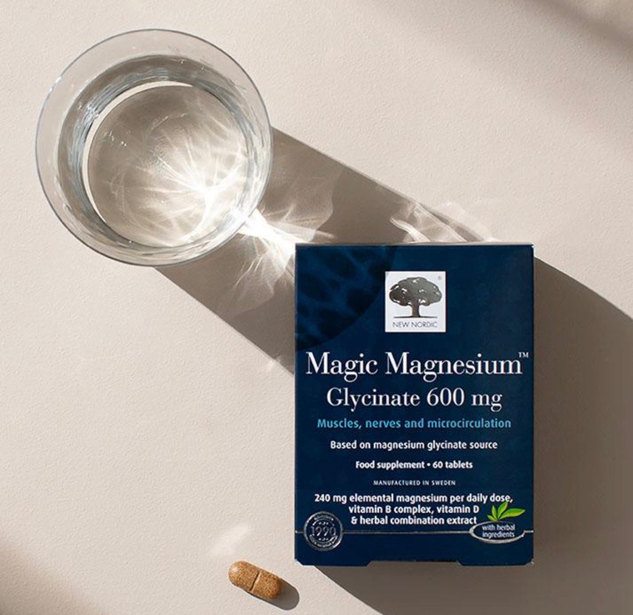 New Nordic Magic Magnesium Glycinate – 60 Tablets