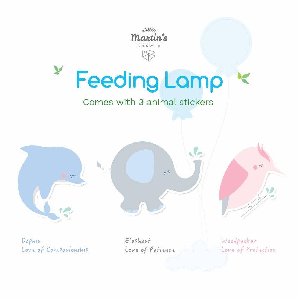 Night Light Feeding Lamp: Blue