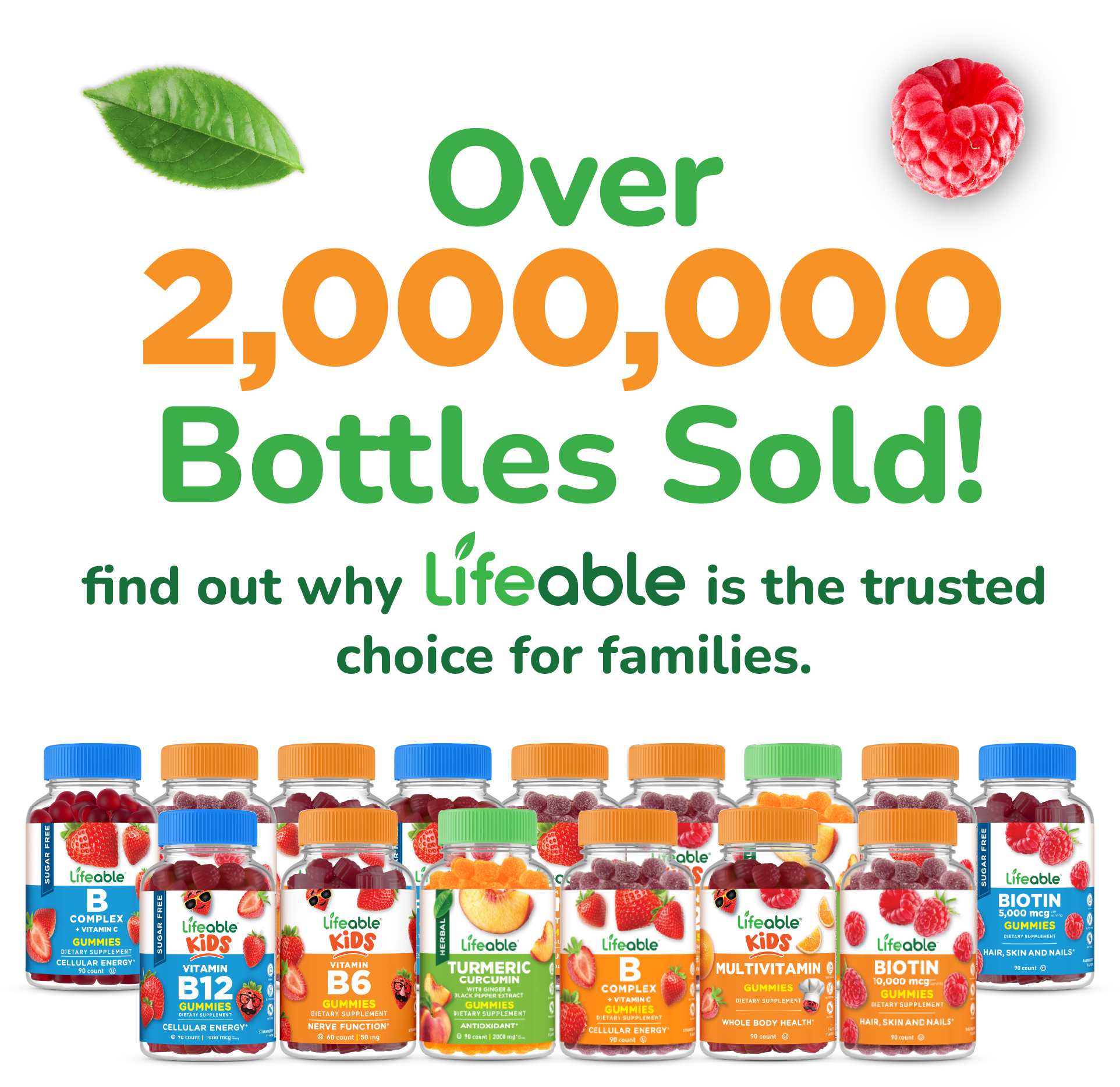 Lifeable Kids Cranberry Gummies for Bladder Health, 60 ct