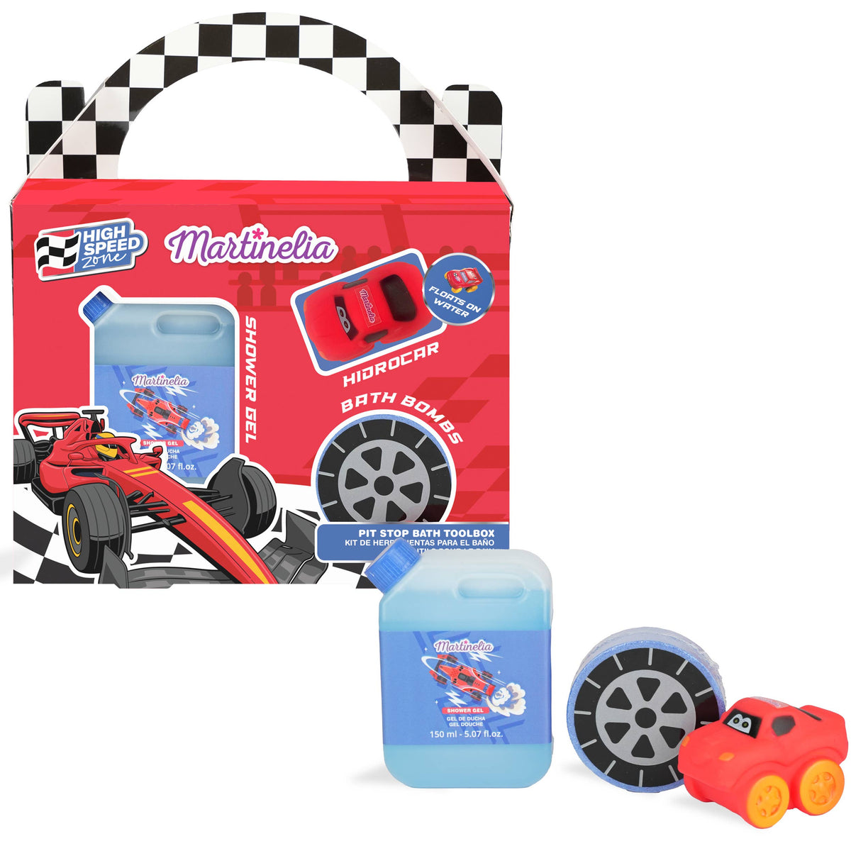 Bath Toolbox Shower Gel Bomb & Toy - Martinelia
