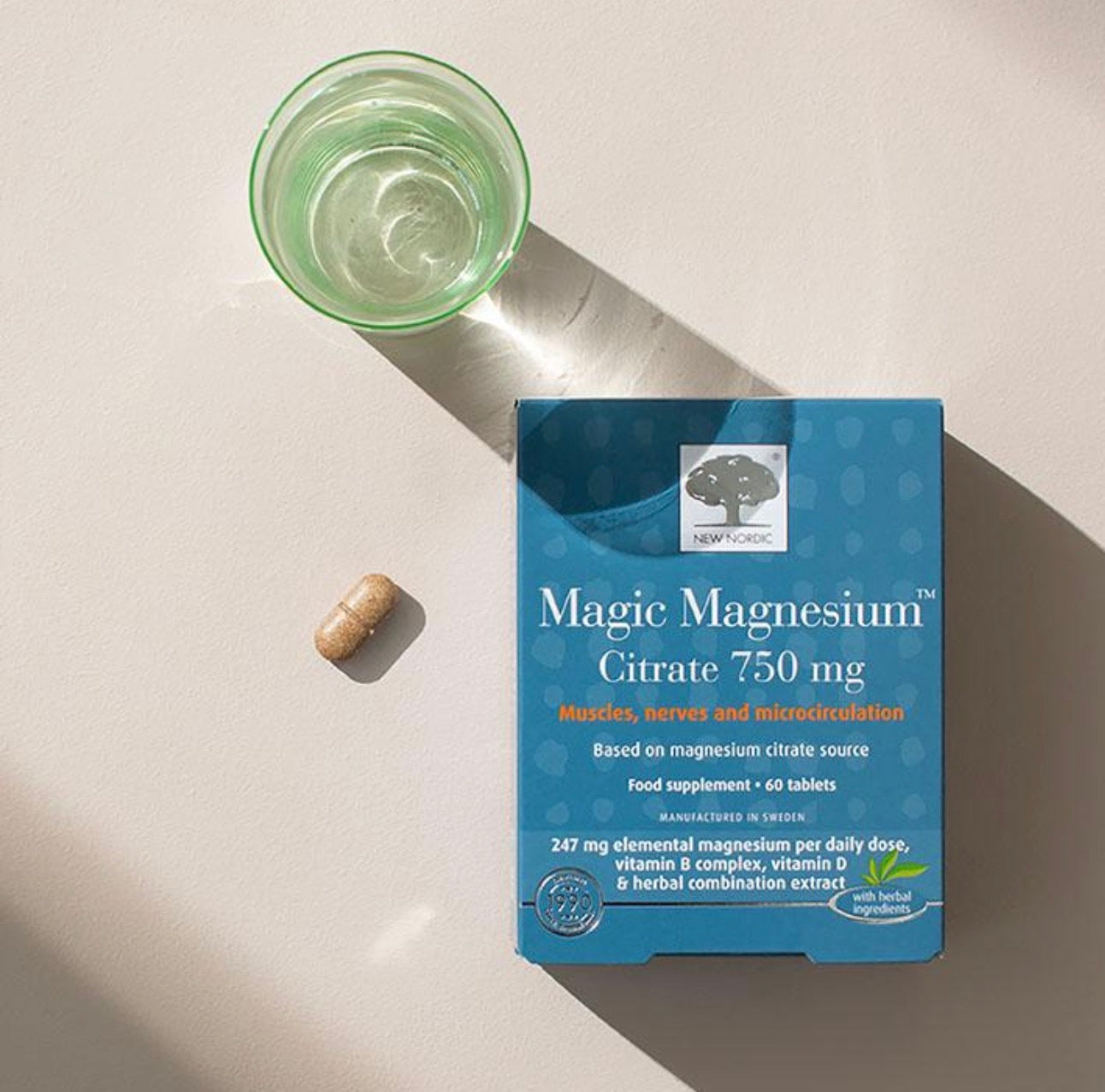 New Nordic Magic Magnesium Citrate 750mg 60 Tablets