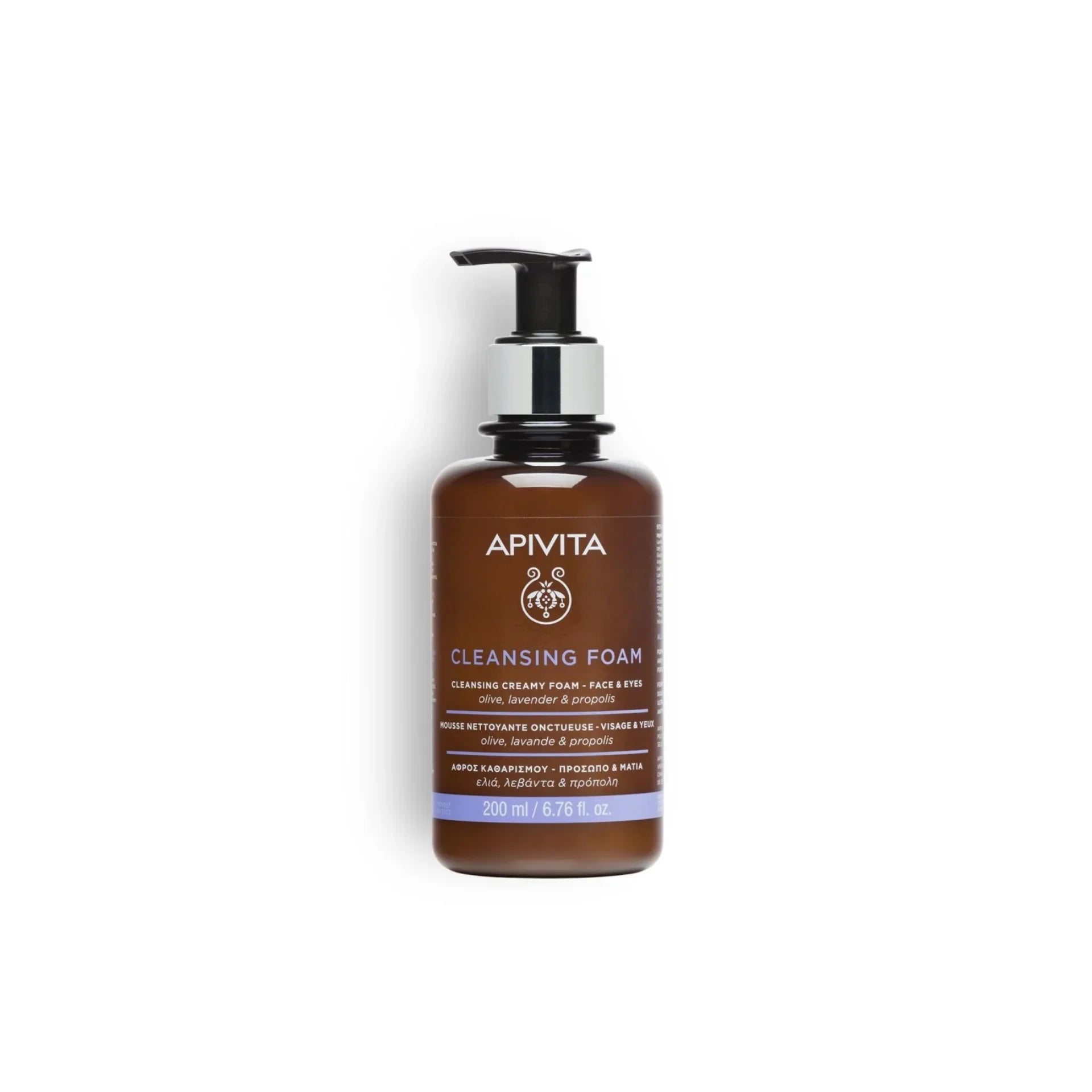 Apivita Cleansing Creamy Foam for Face & Eyes - 200ml/300ml