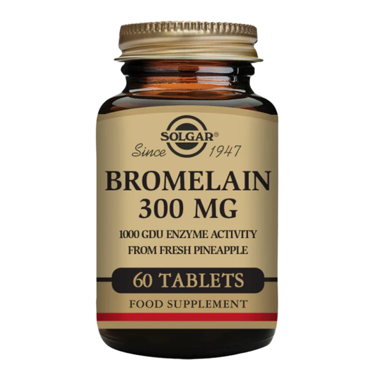 Solgar Bromelain 300 mg Digestive Enzyme Supplement