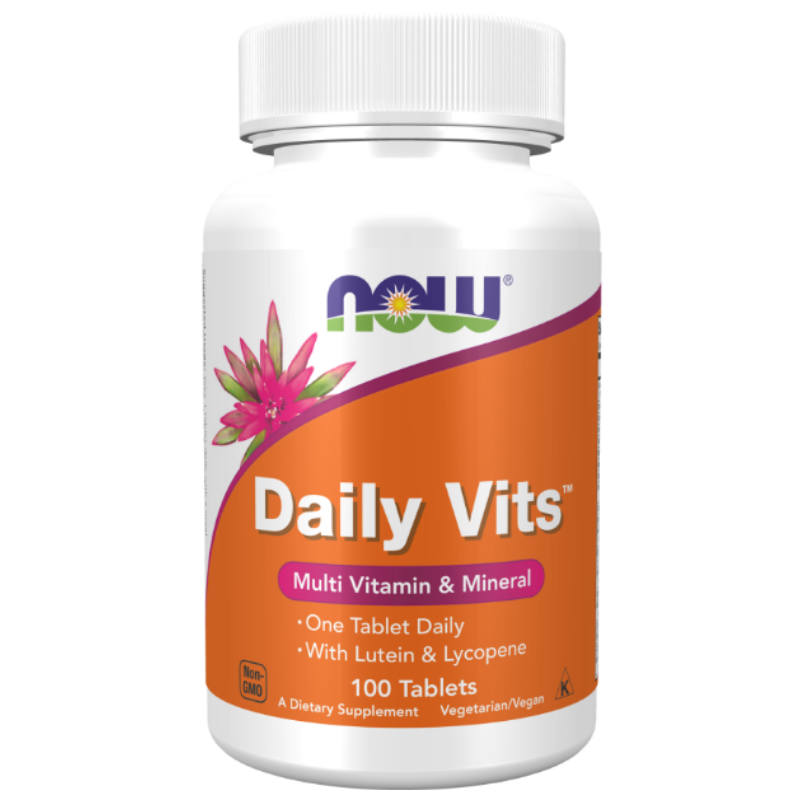 NOW Foods Daily Vits Tablets - Comprehensive multivitamin and mineral support.