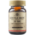 Solgar Gentle Iron 20 mg - Non-constipating and gentle iron supplement.