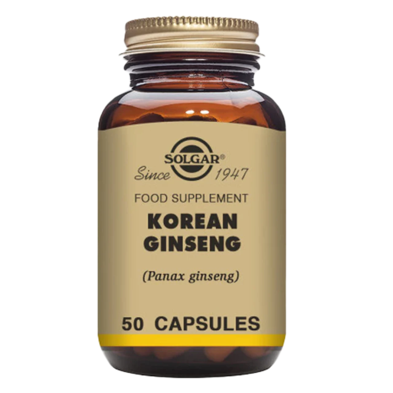 Solgar Korean Ginseng - Enhances energy, mental clarity, and vitality.