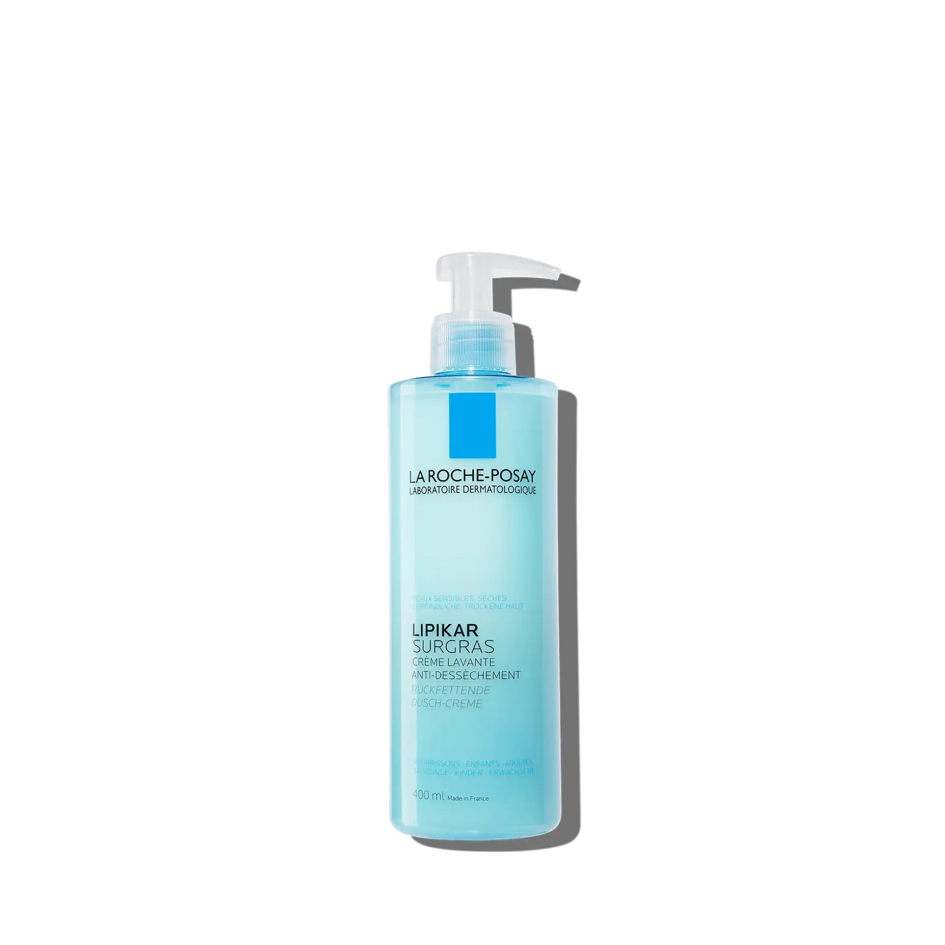 La Roche-Posay Lipikar Surgras Cleansing Body for sensitive and dry skin.