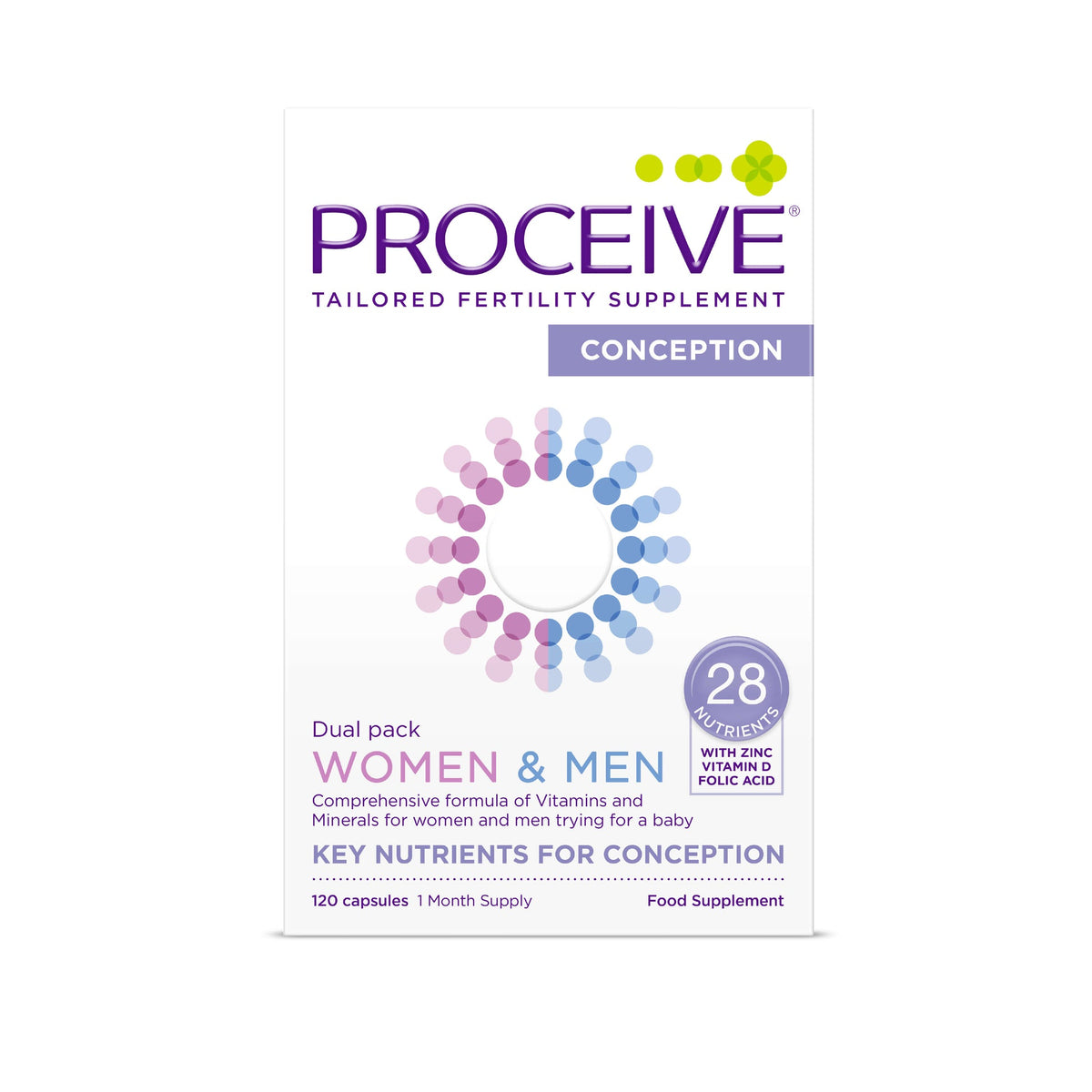 Proceive Conception Dual Women & Men – 120 Capsules