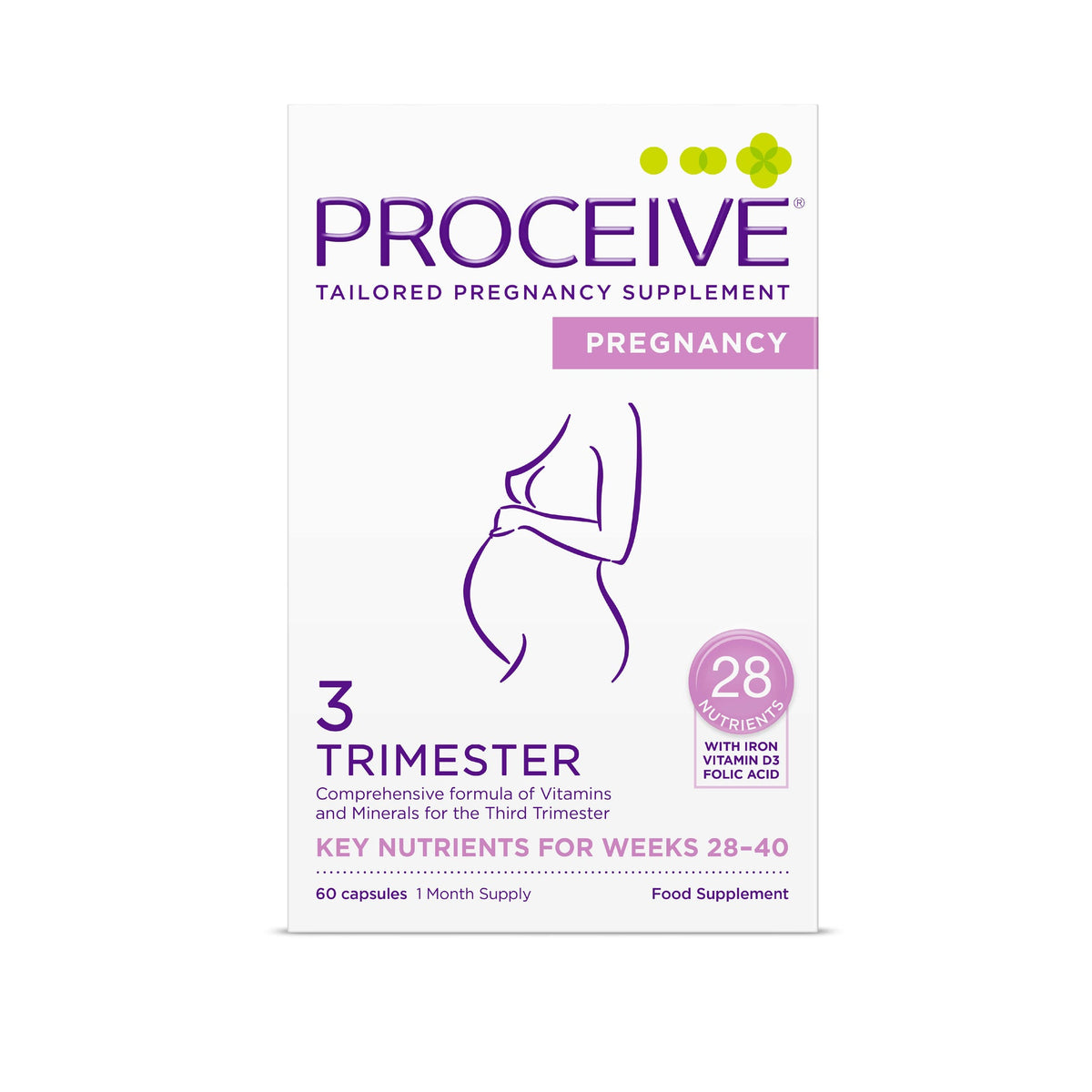 Proceive Pregnancy Trimester 3 – 60 Capsules