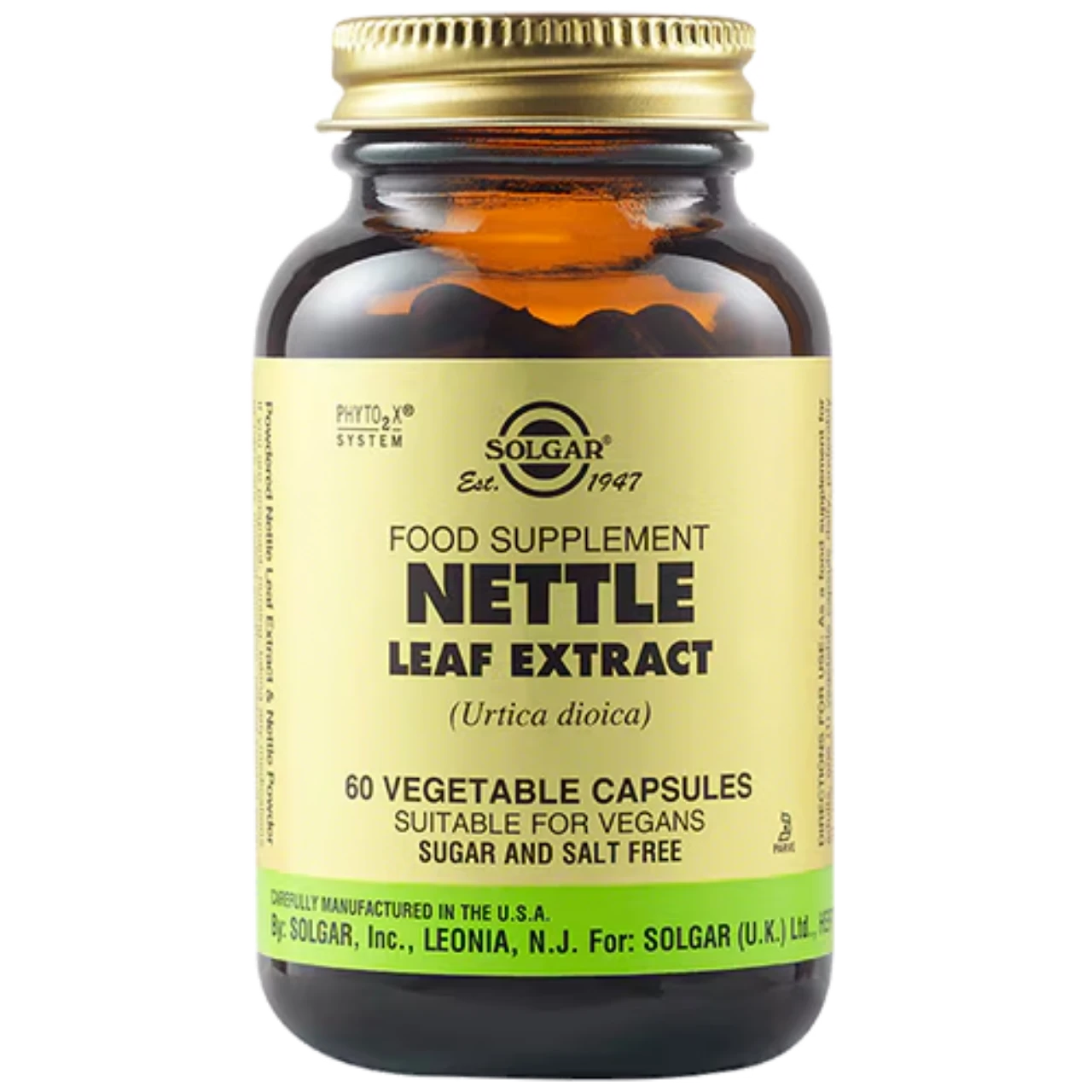 Solgar Nettle Leaf Extract - Promotes vitality and circulatory health.