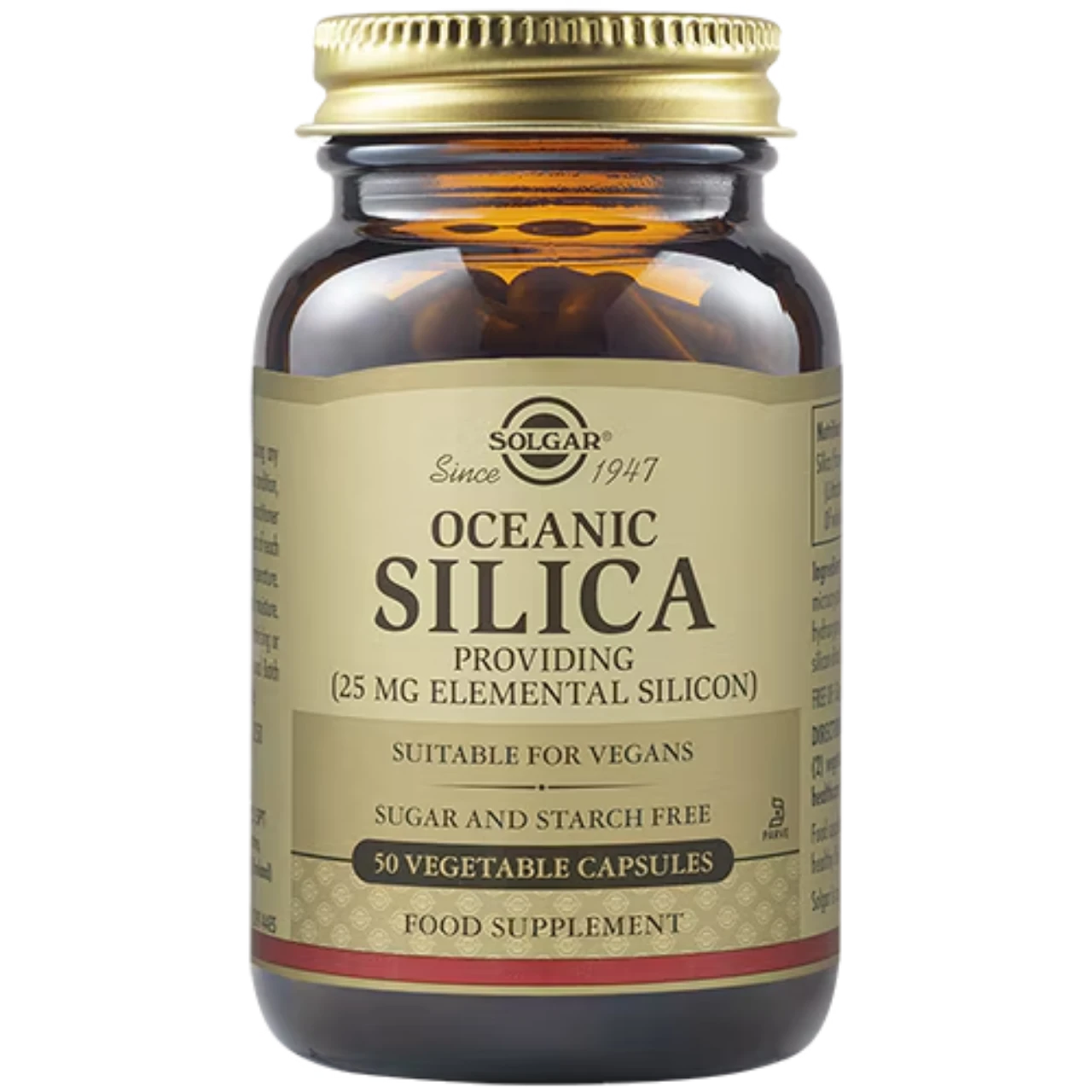 Solgar Oceanic Silica 25 mg - Supports bone and joint health.