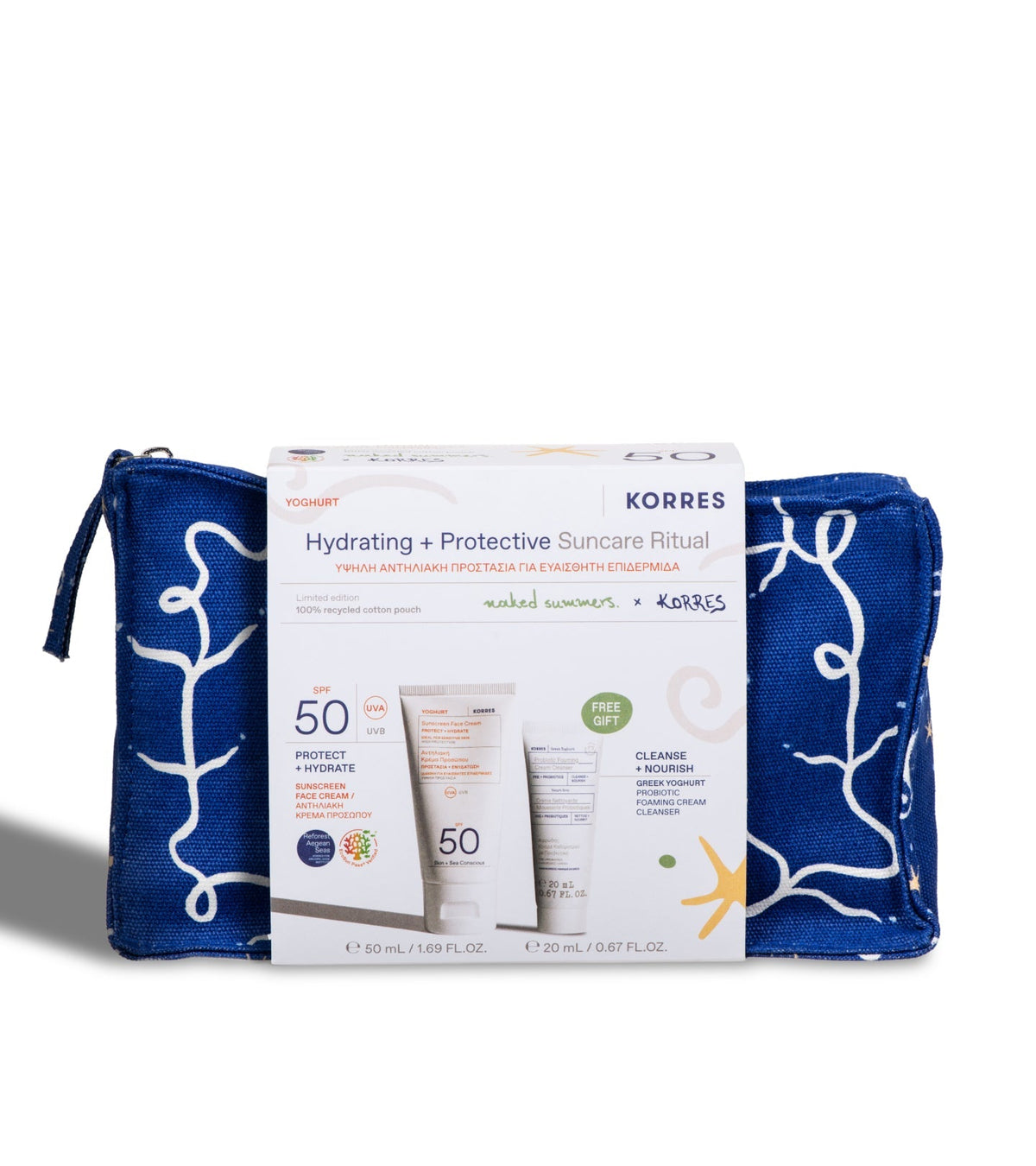 KORRES Yoghurt SPF50 - Hydrating Suncare Ritual 50ml + 20ml