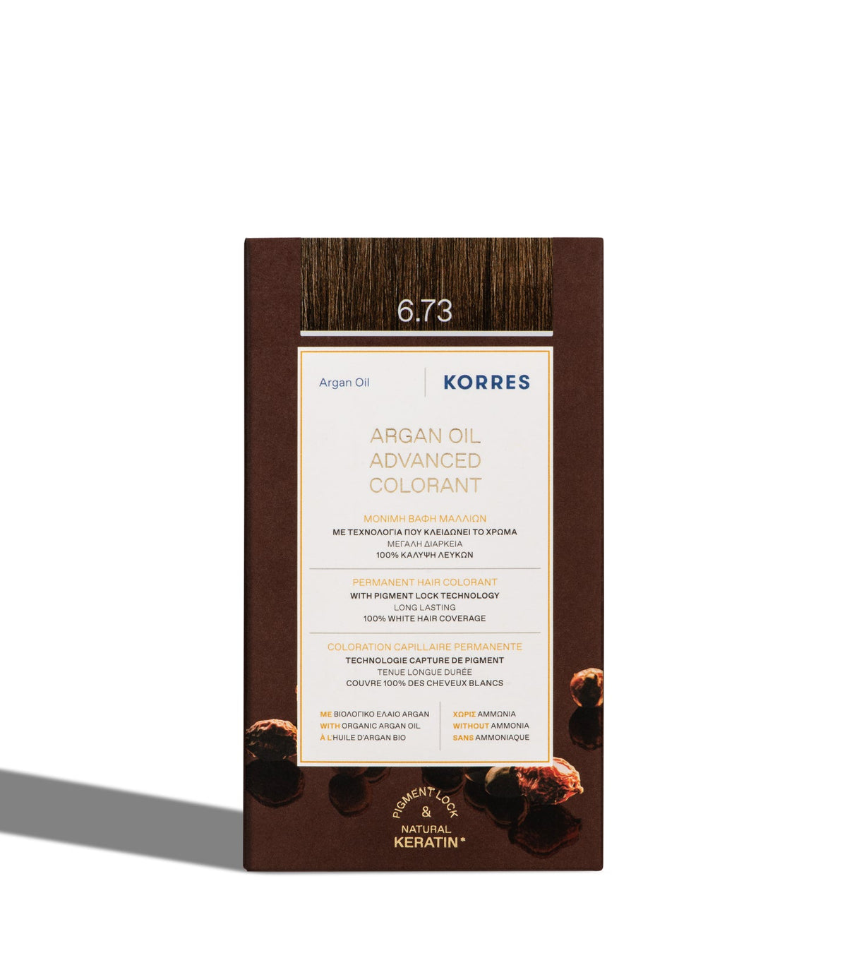 KORRES Argan Oil Advanced Colorant 6.73 Golden Cocoa