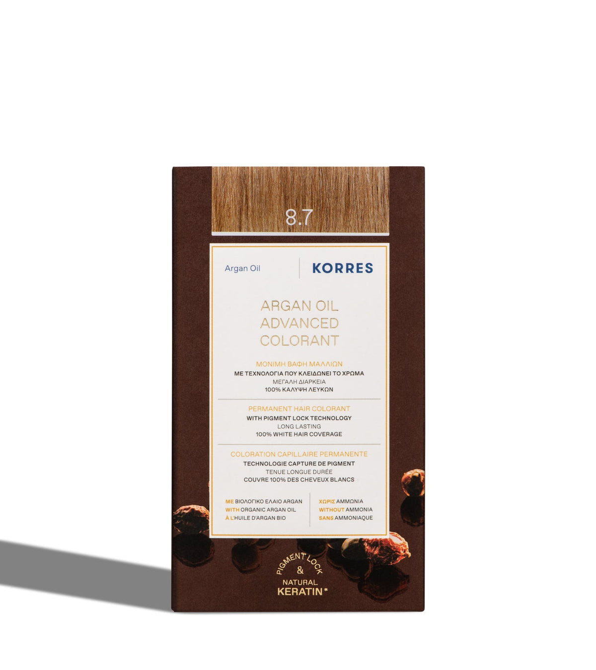 KORRES Argan Oil Advanced Colorant 8.7 Toffee