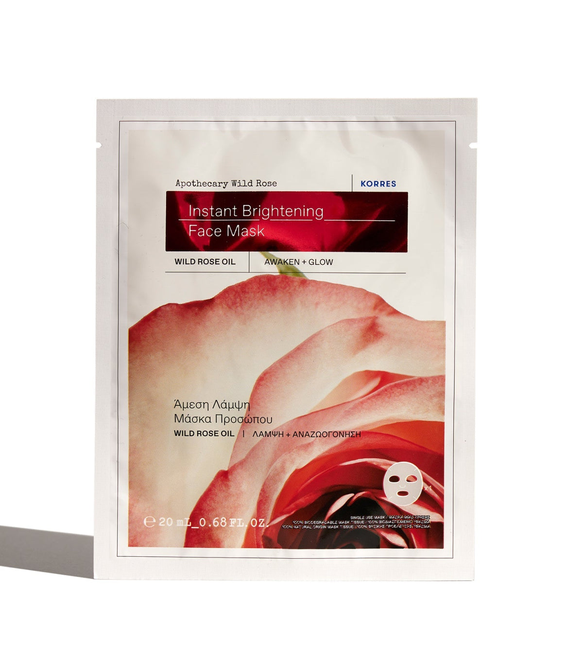 KORRES Apothecary Wild Rose Face Sheet Mask