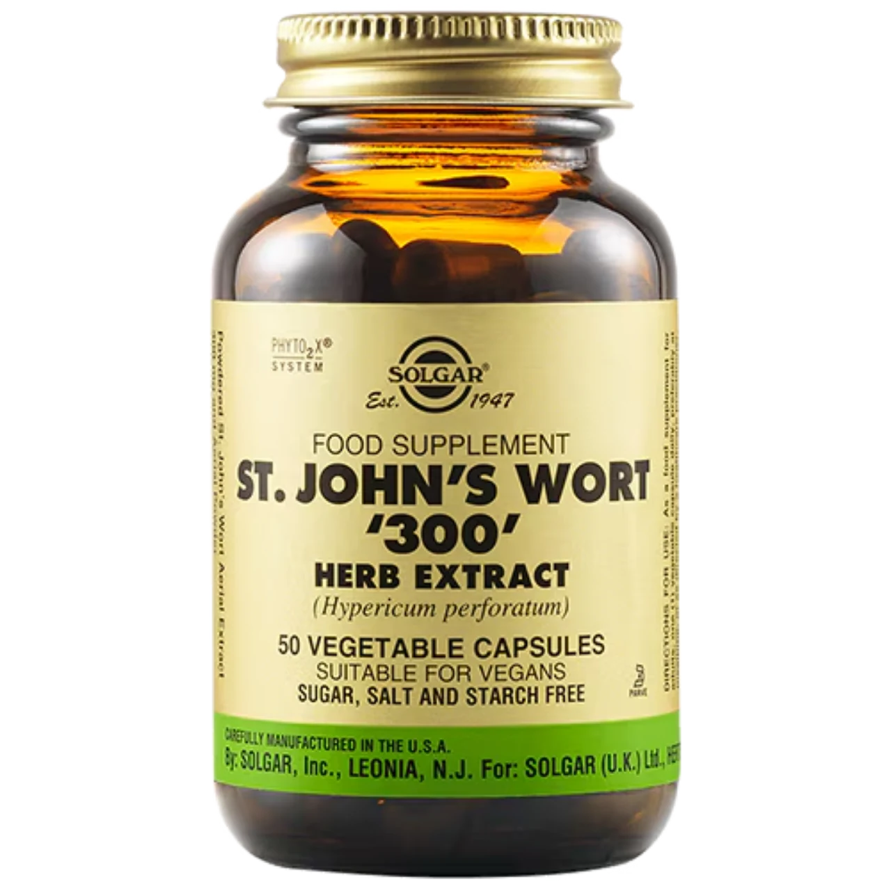 Solgar St. John's Wort 300 mg - Promotes emotional well-being and mood balance