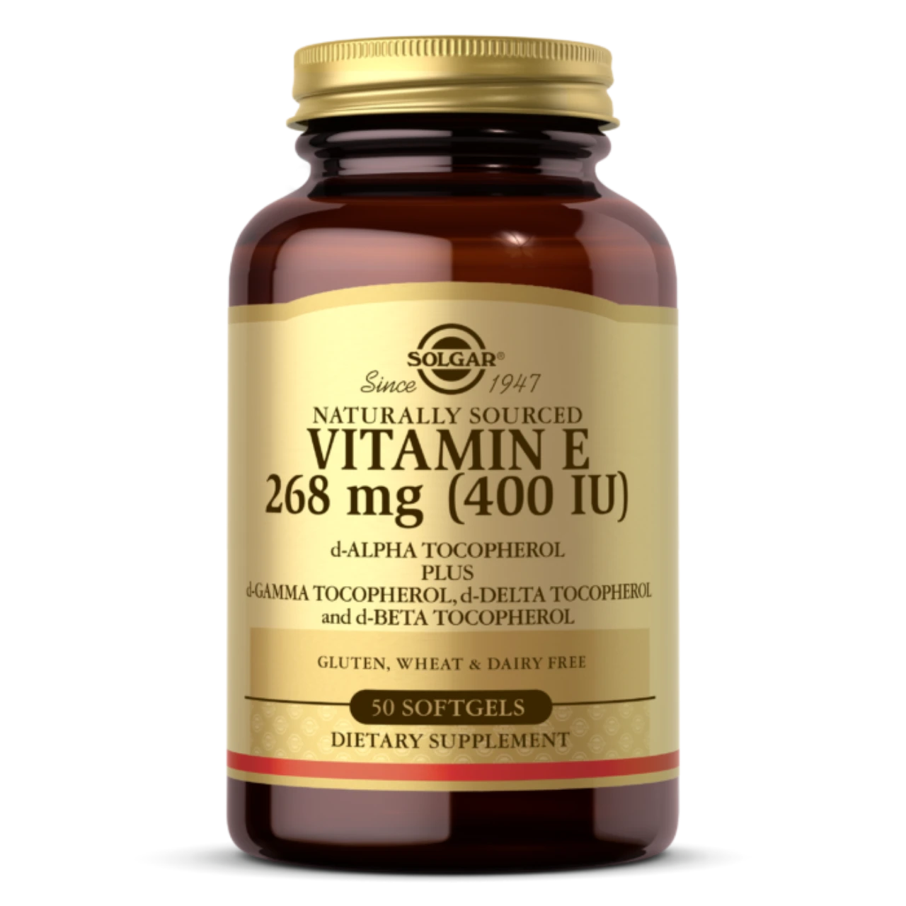 Solgar Vitamin E 400 IU Softgels - Promotes antioxidant protection and immune support.