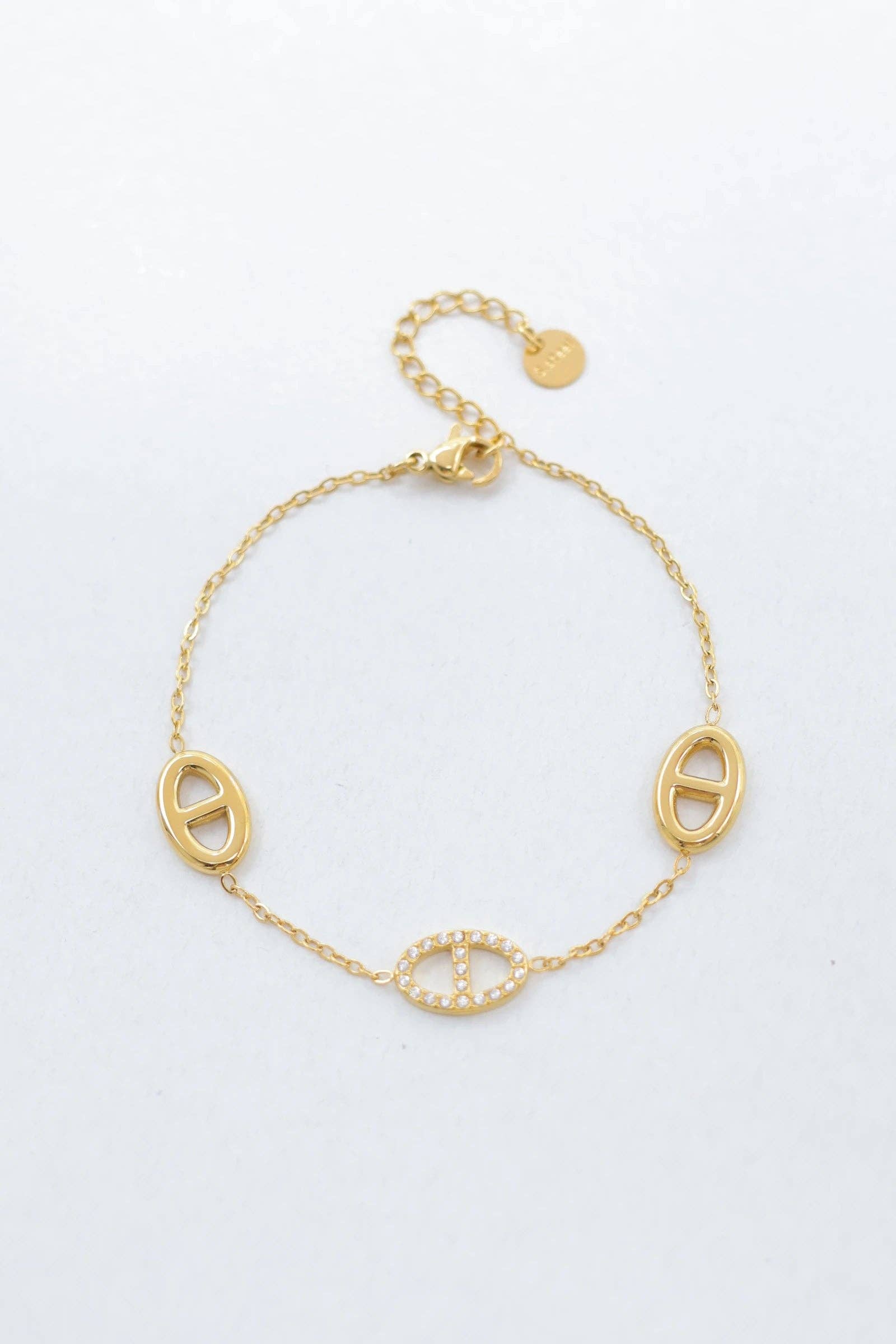 Stainless steel bracelets: GOLDEN