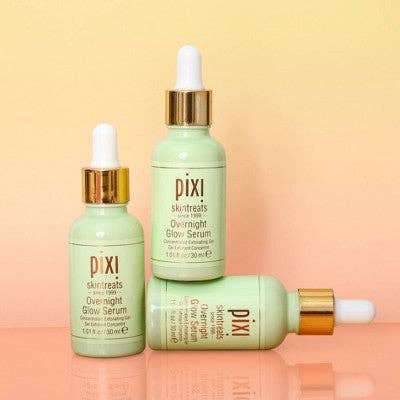 Pixi skintreats Overnight Glow Serum Concentrated Exfoliating Gel 1 fl oz - Imperfect Box
