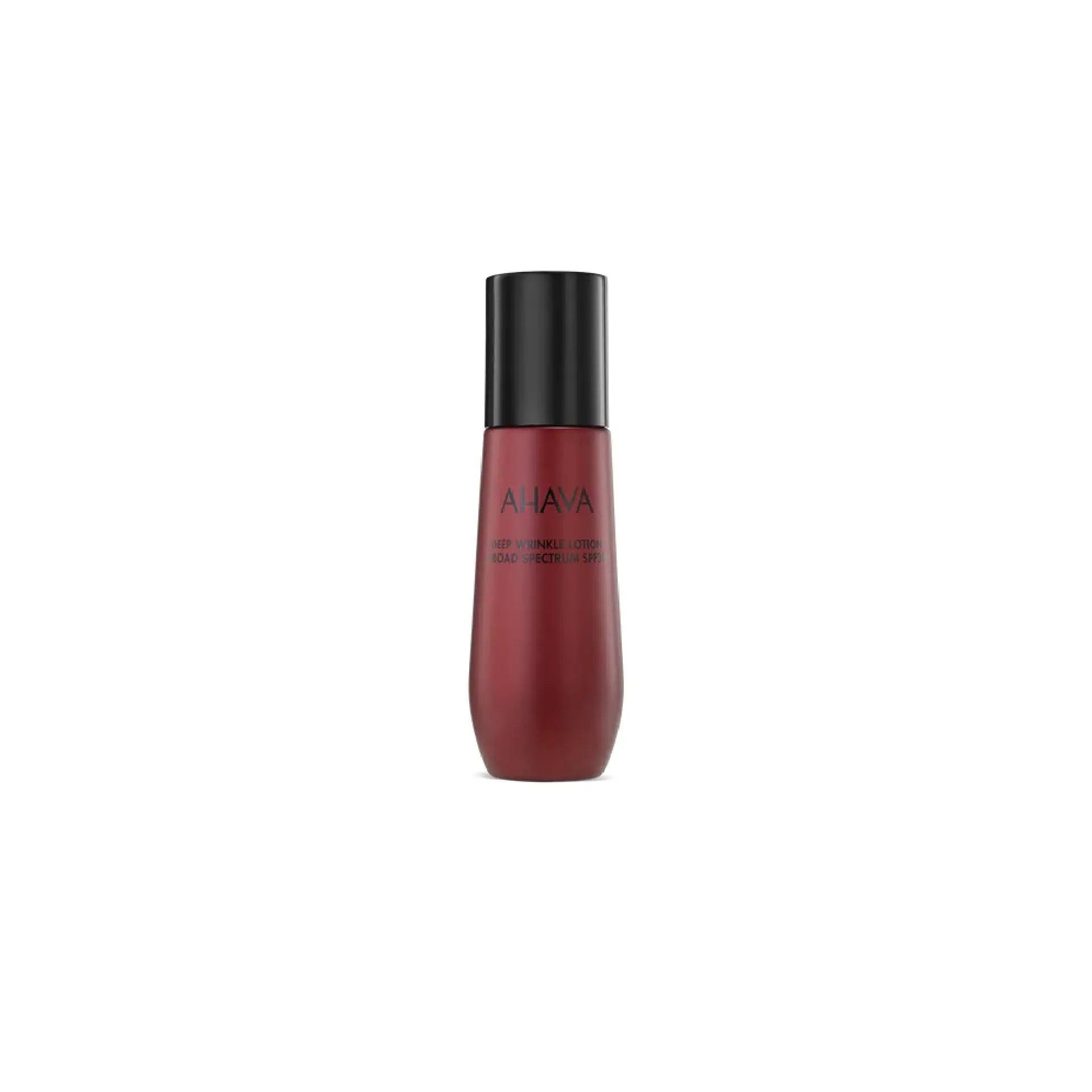 AHAVA Apple of Sodom Deep Wrinkle Lotion SPF30 for smoother, youthful skin with sun protection.