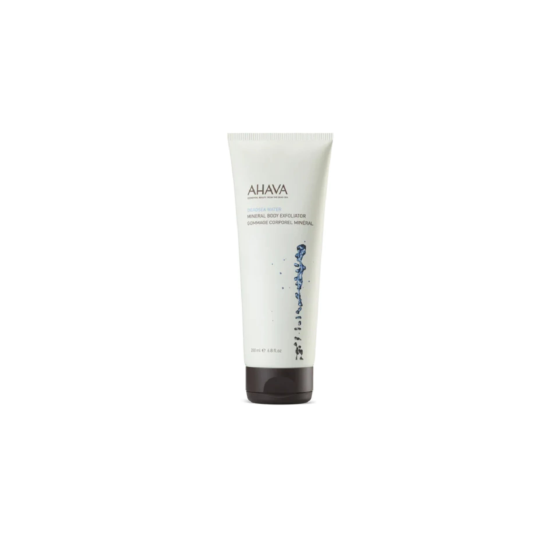 Ahava Mineral Body Exfoliator Gel with Dead Sea minerals for smooth, hydrated skin.