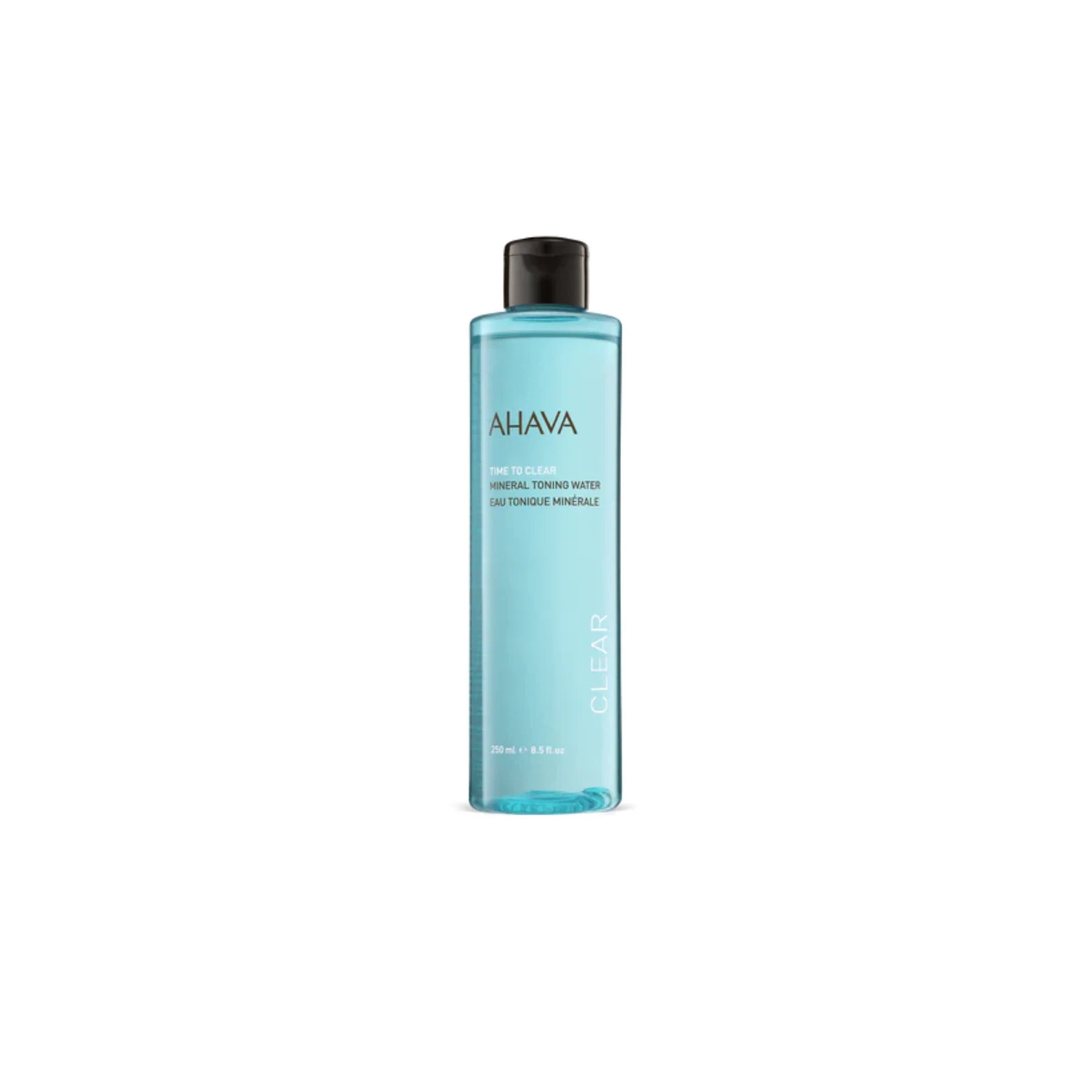 Ahava Mineral Toning Water, a hydrating toner for clean, balanced skin.