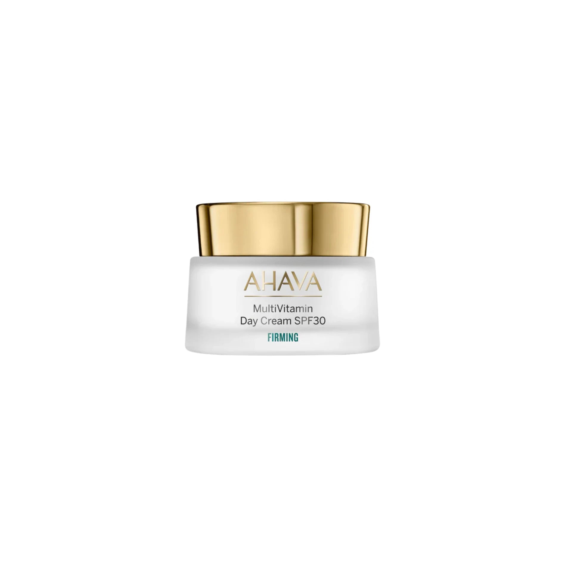 Ahava MultiVitamins Reviving Day Cream SPF 30 for daily hydration and sun protection.